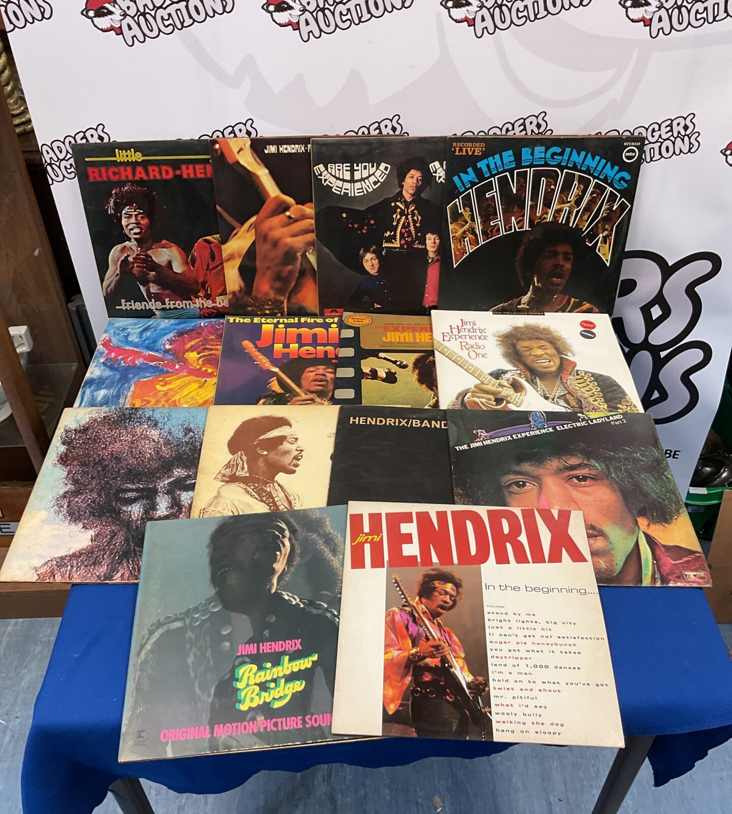 Collection of jimi hendrix 12” vinyl records