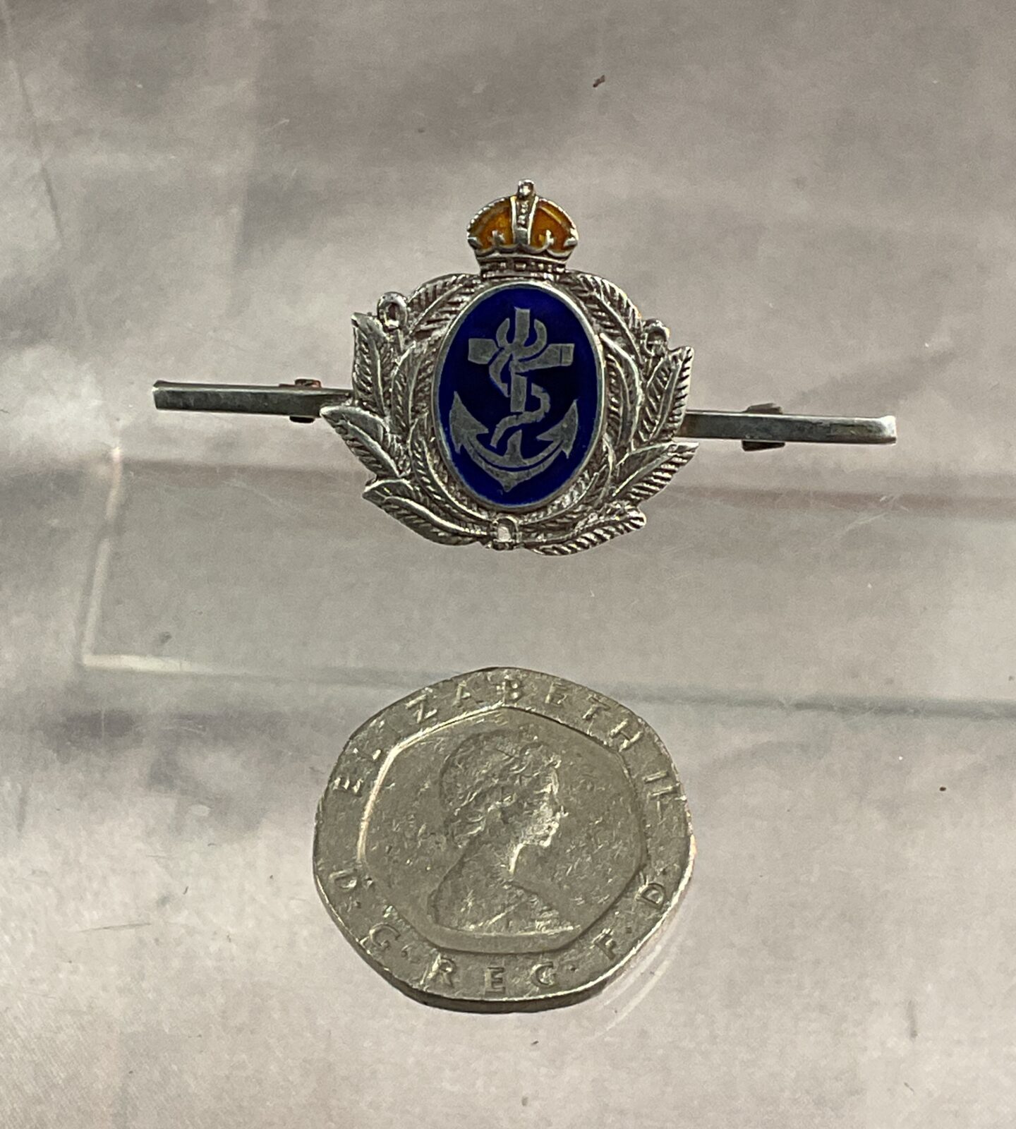 WW2 silver royal navy Sweetheart brooch
