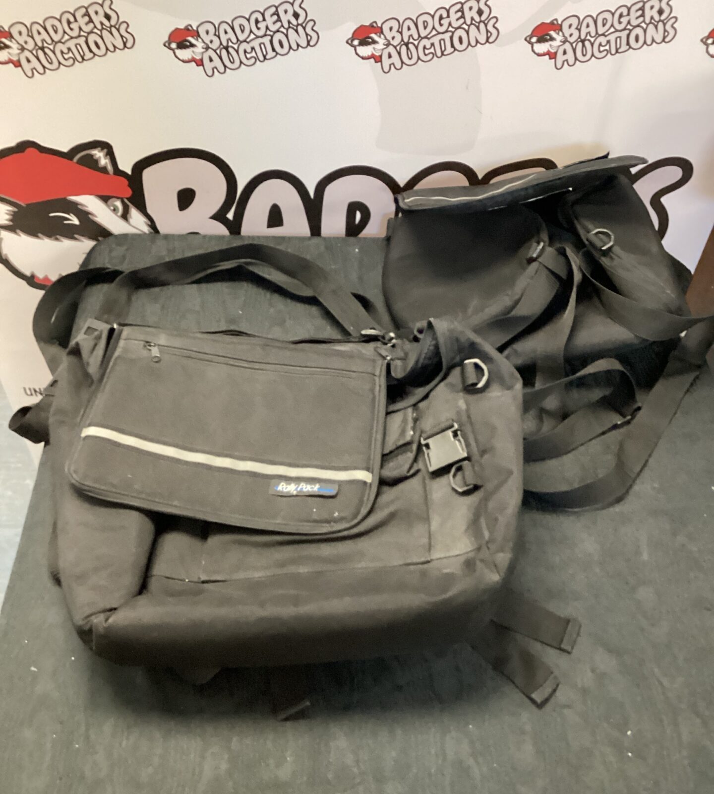 Two rally pack camera bags