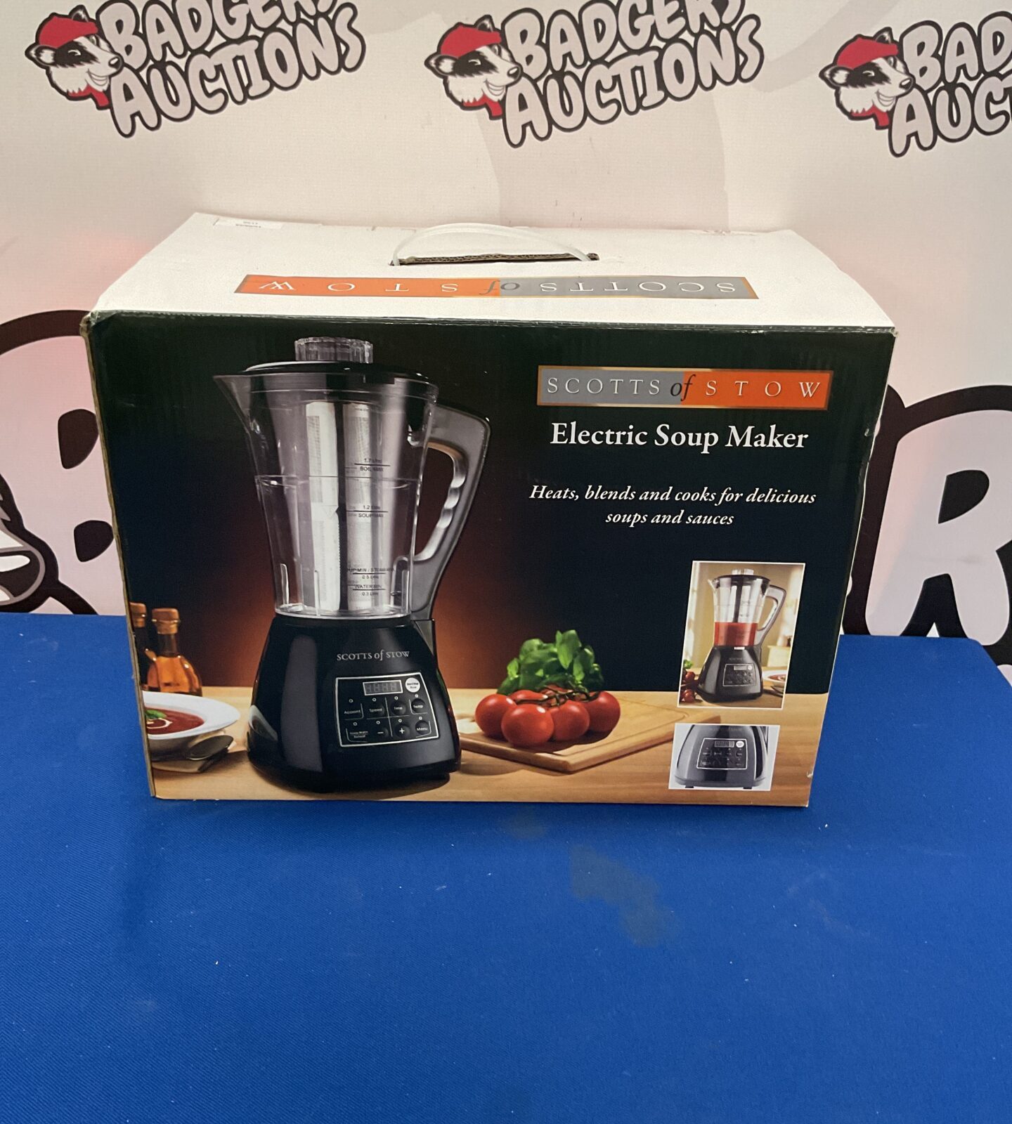 New in box scotts of stow electric soup maker