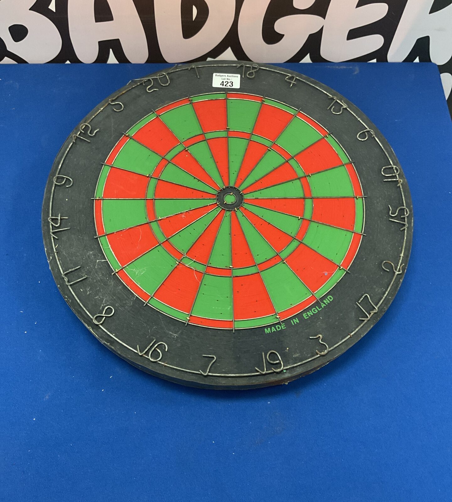 Vintage dartboard