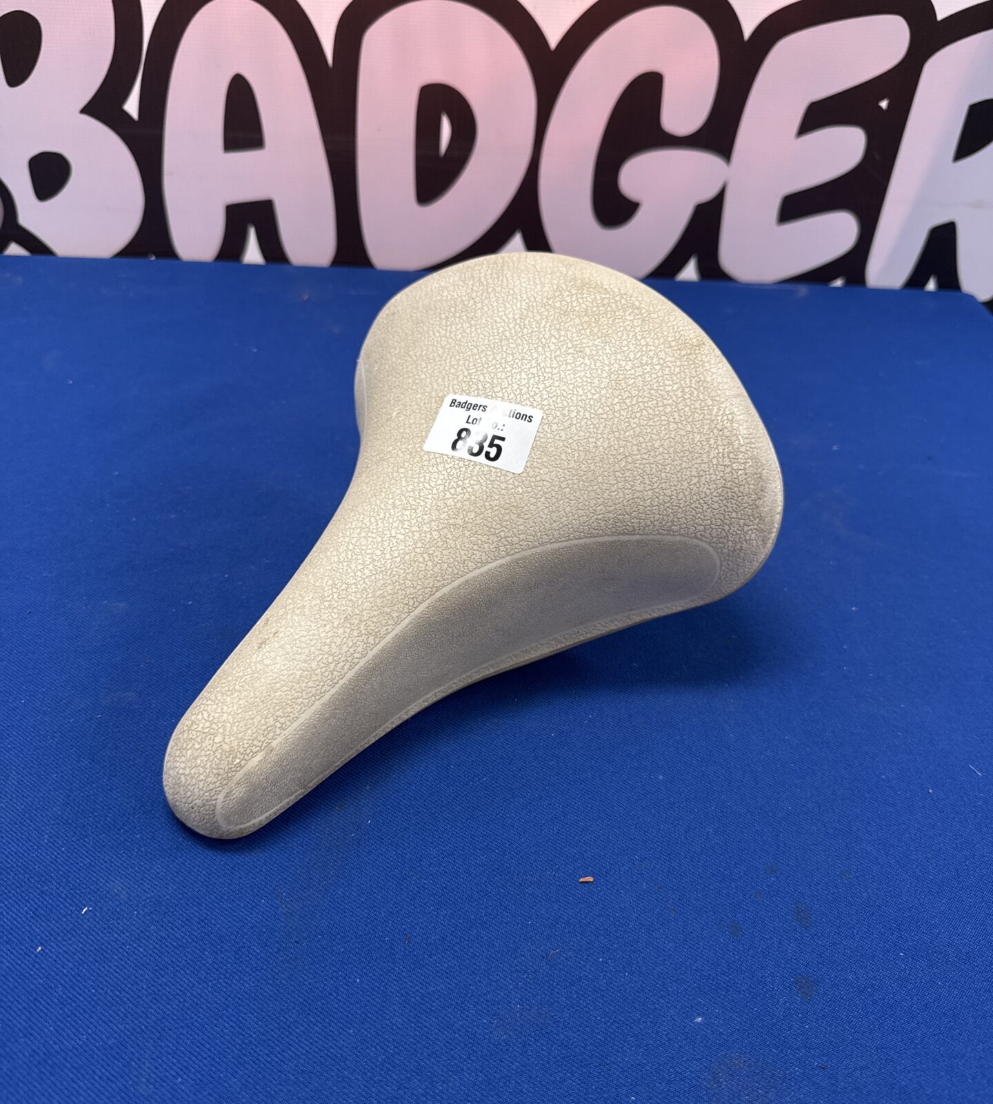 Vintage bicycle saddle