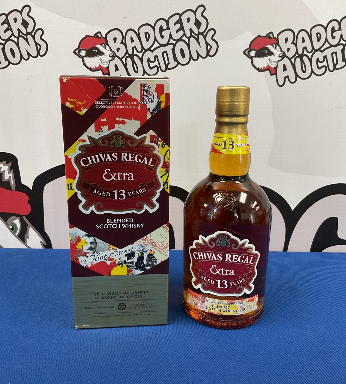 Sealed bottle chivas regal extra 13 year aged blended scotch whisky