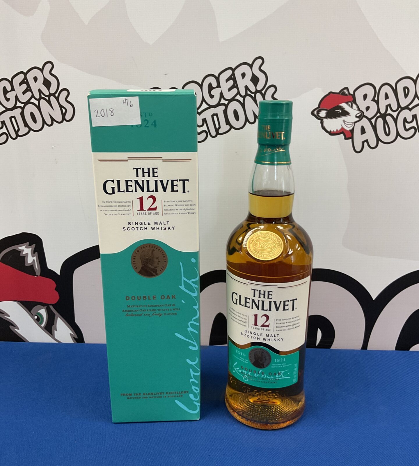 Sealed bottle of the glenlivet 12 year aged single malt scotch whisky