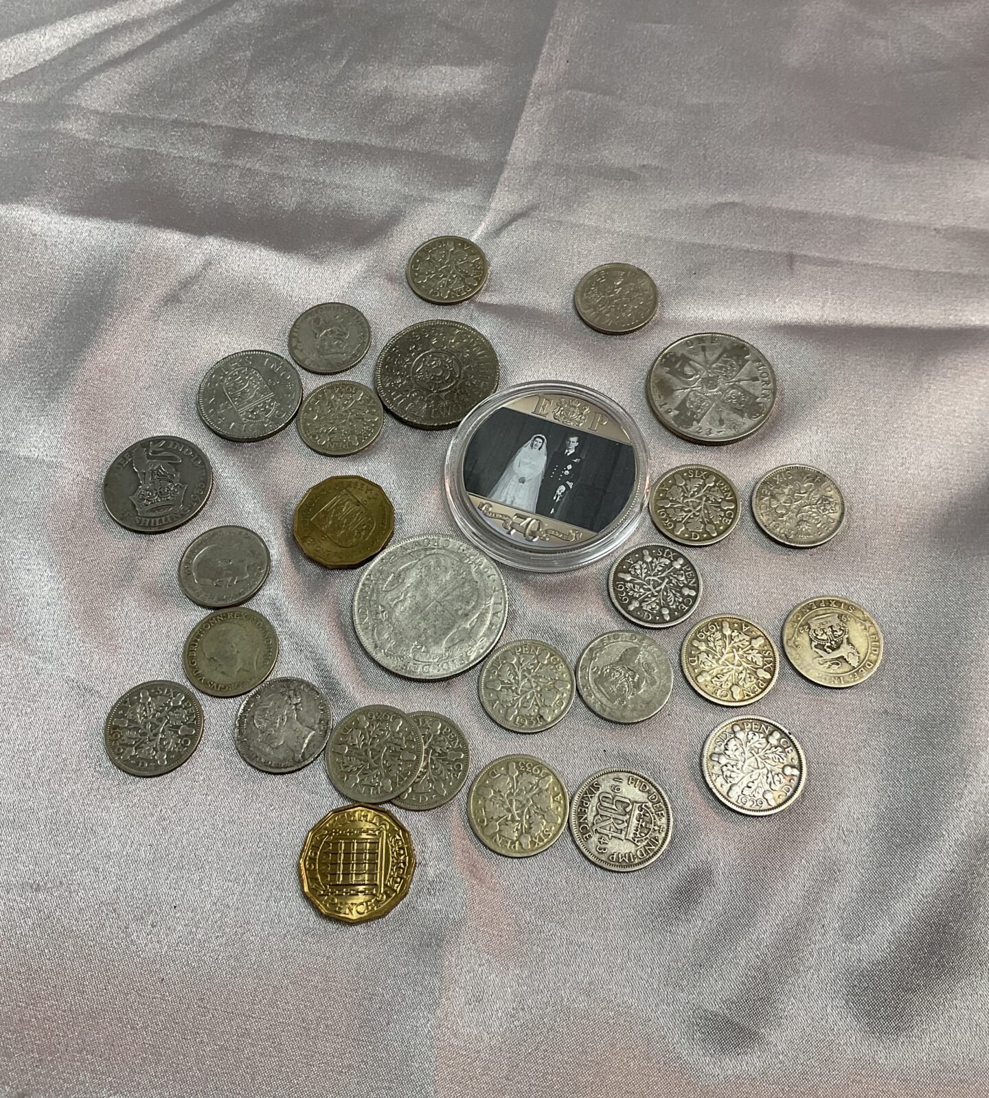 Collection of assorted coins