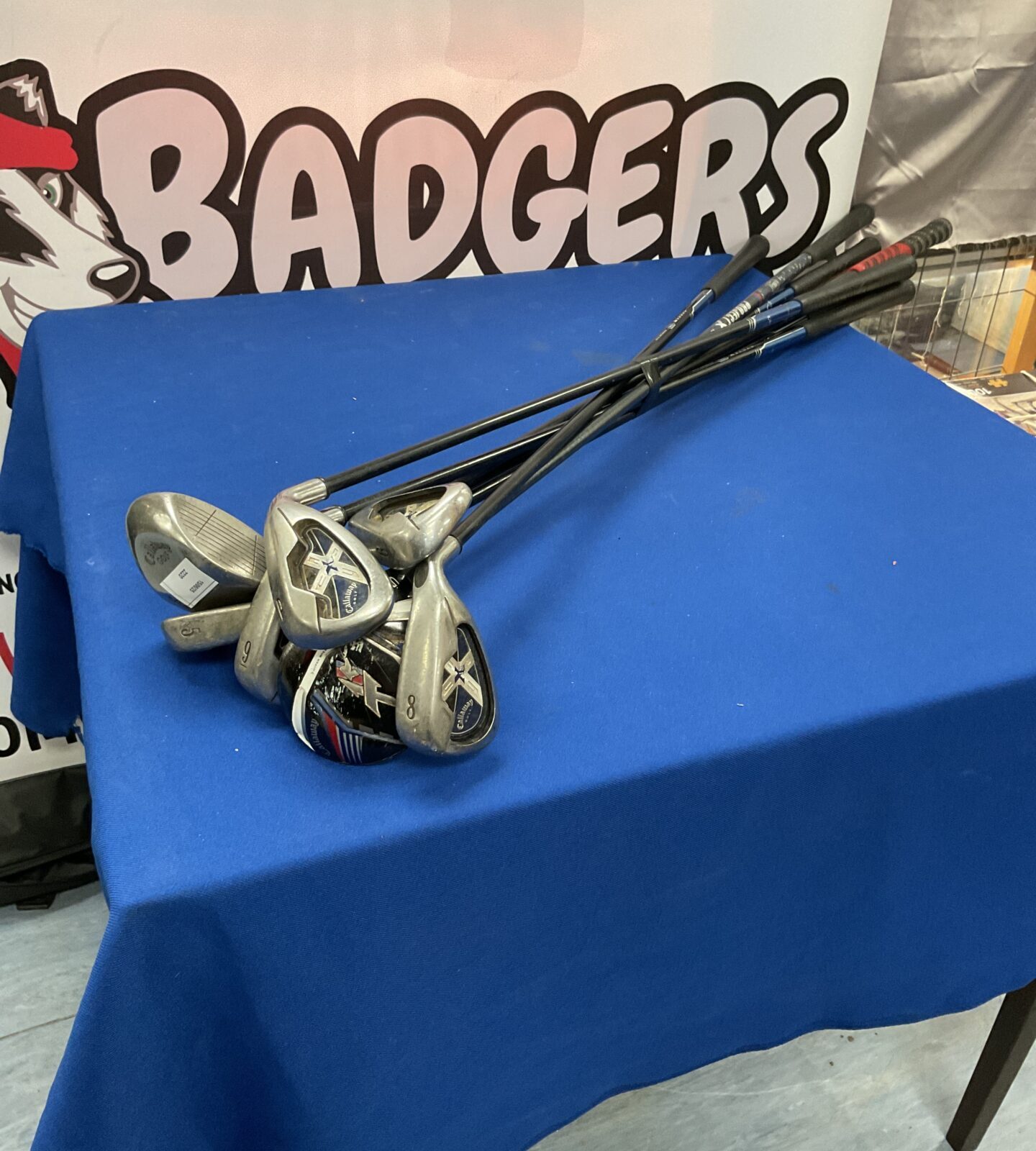 Selection of callaway Golf clubs