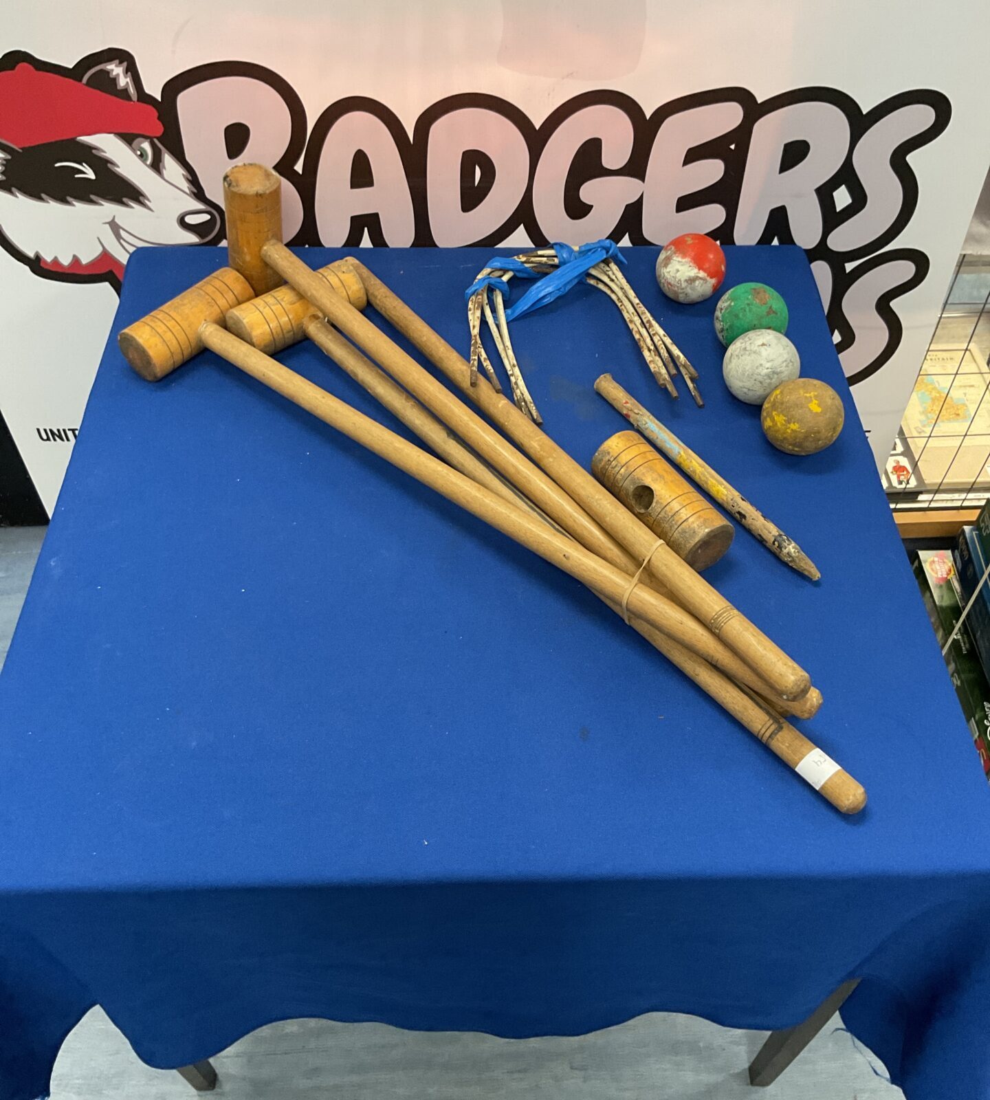Vintage croquet set