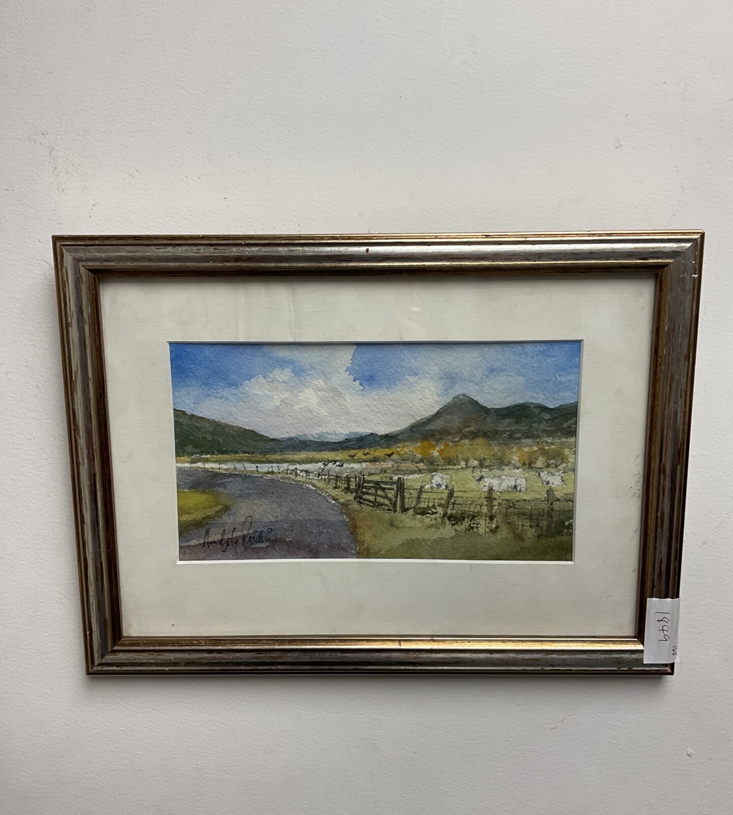 Andy le poufevin watercolour of ryd ddu in north wales