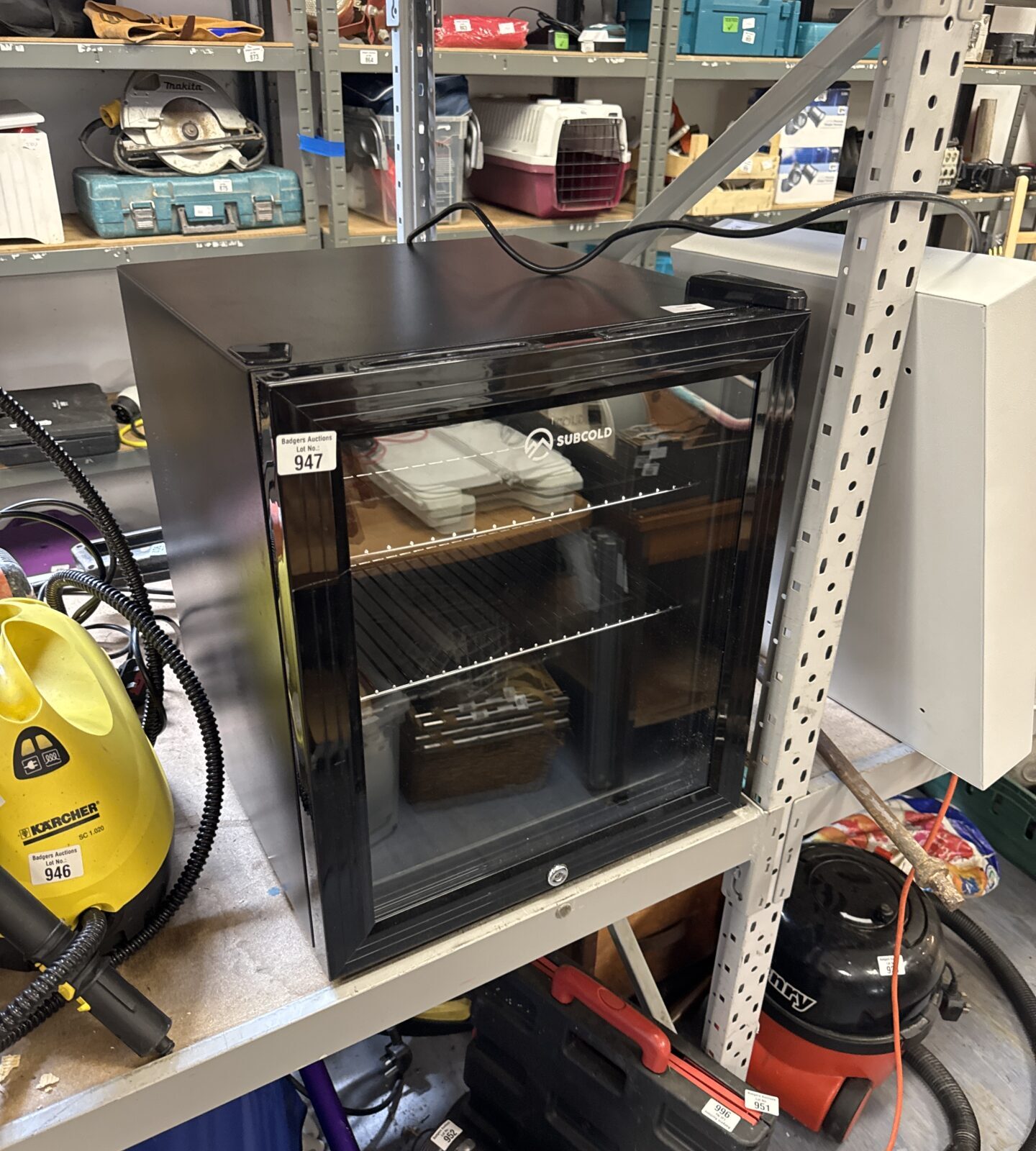 Subcold under counter fridge - working, interior light not working