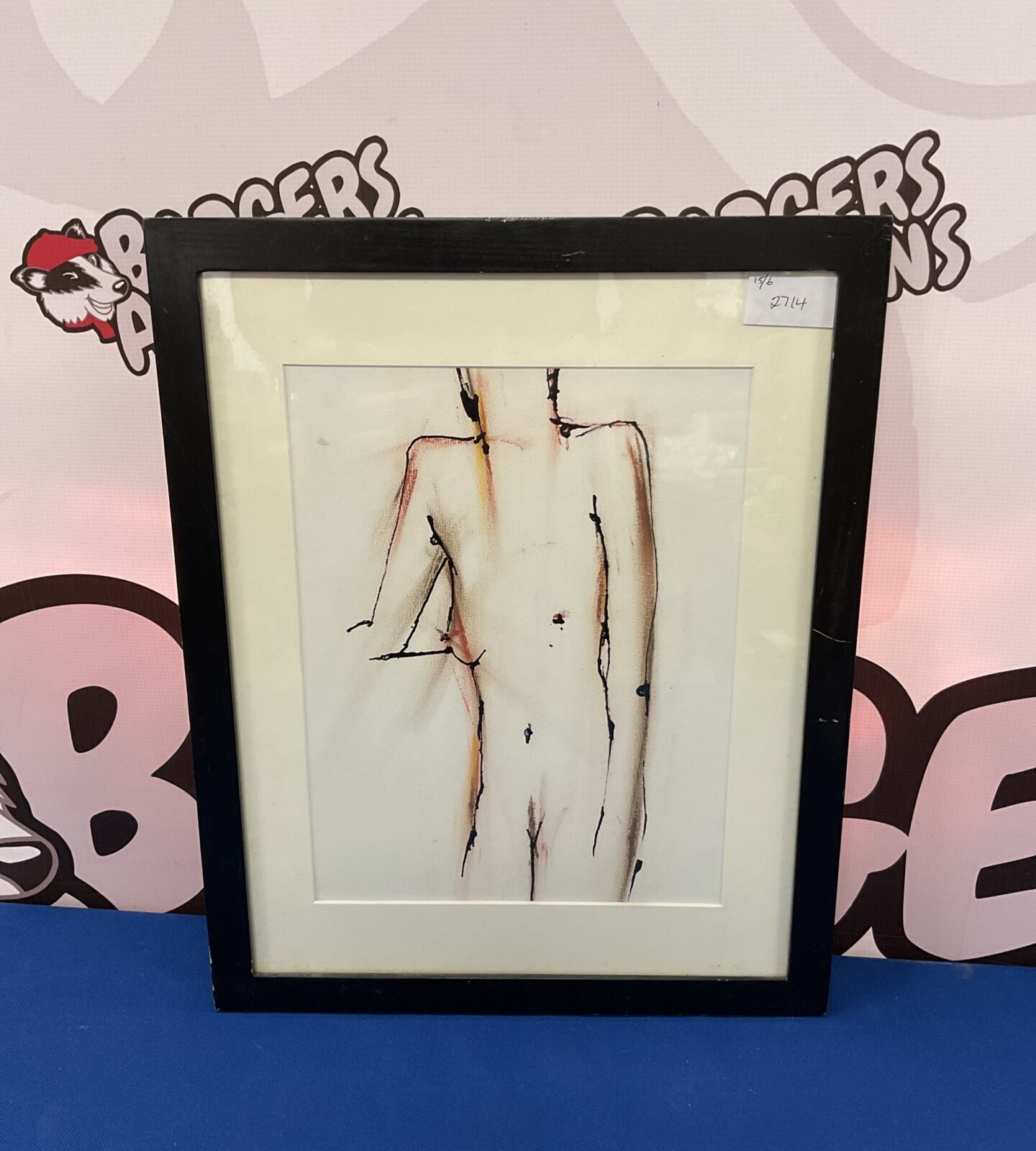 Original nude artwork by Clive Williams Penzance painter