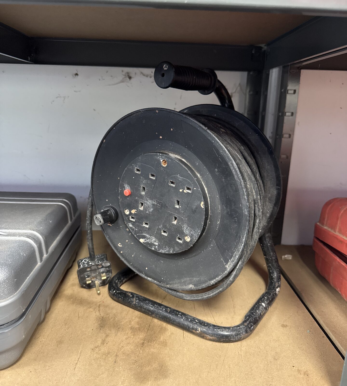 Four gang extension reel - working