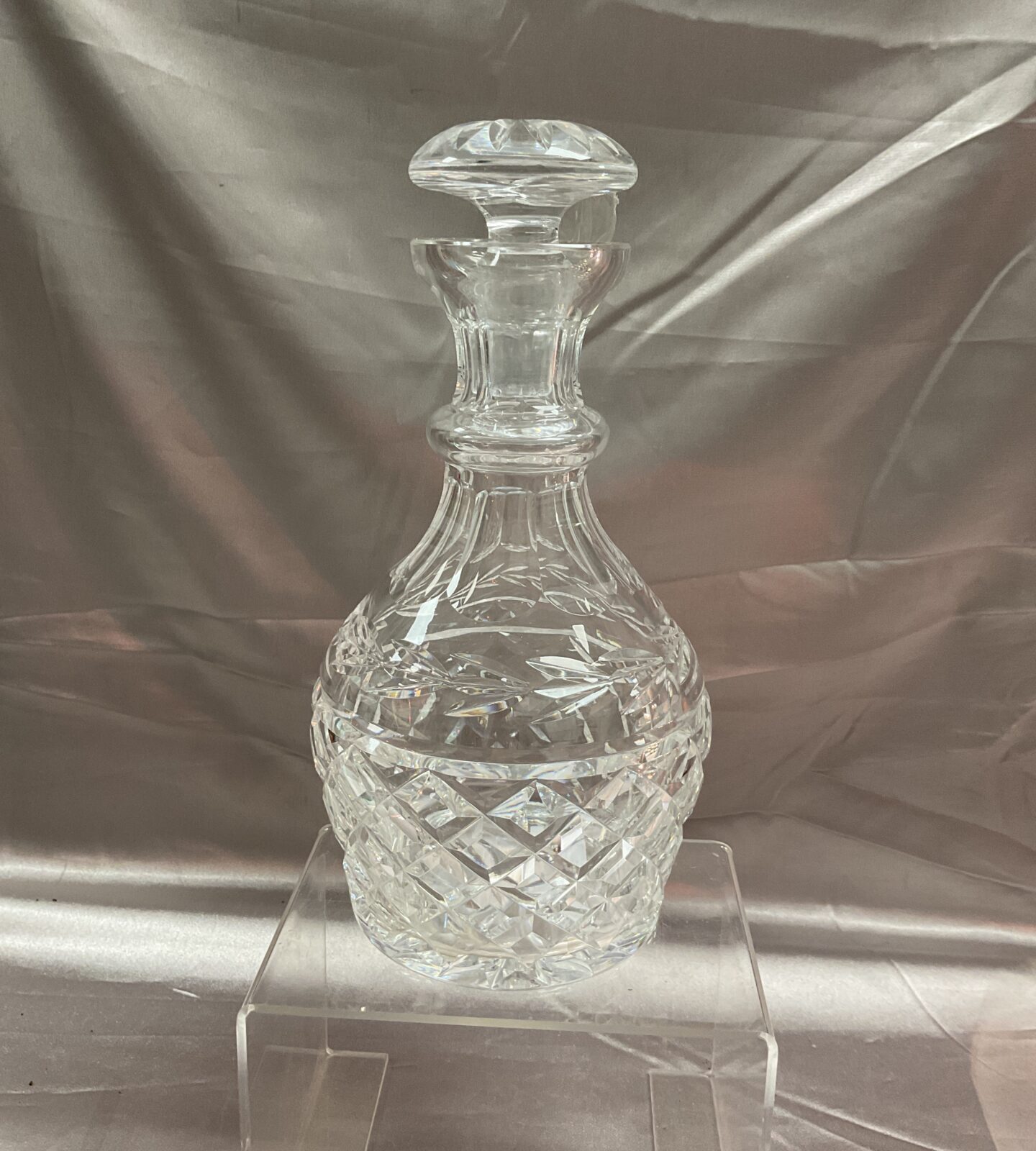 Signed Waterford Crystal 10” decanter