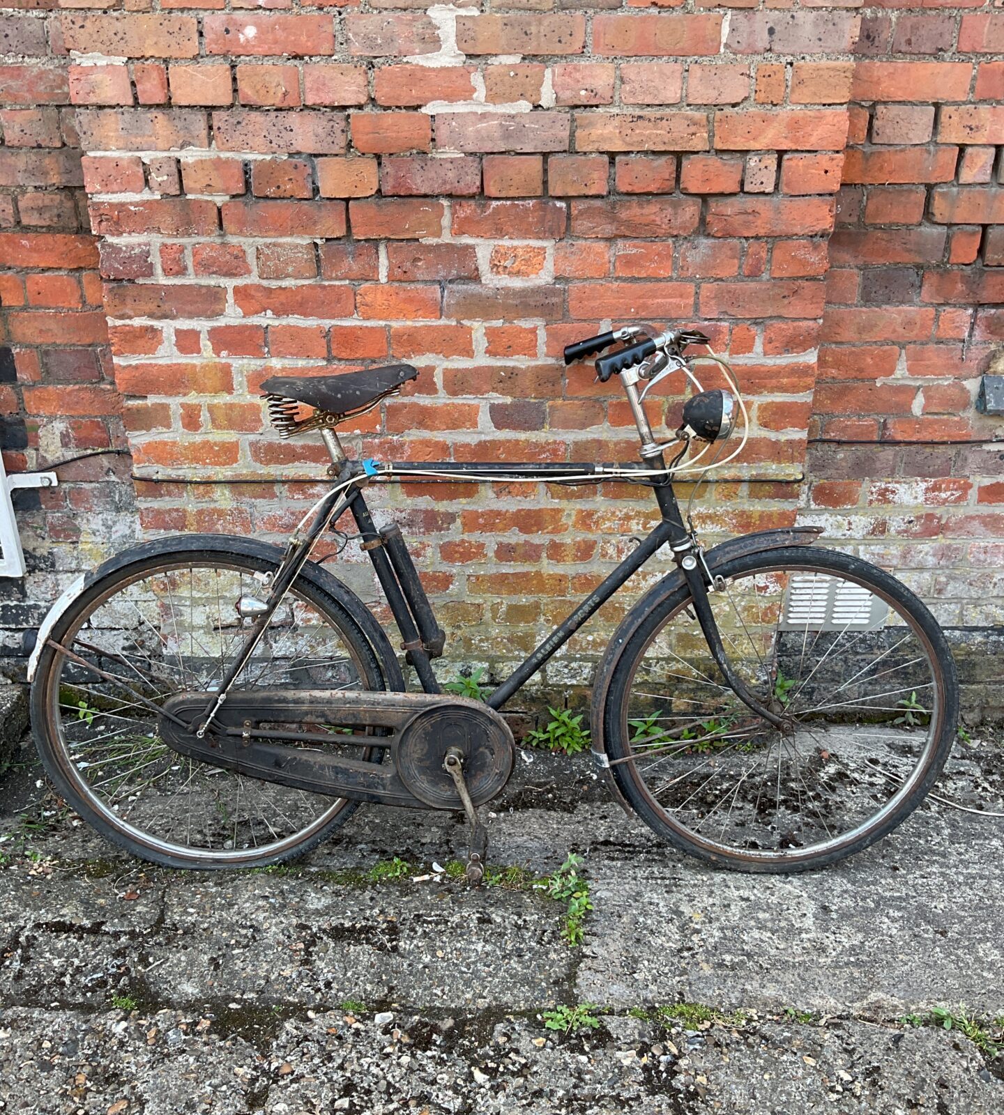 Vintage Raleigh sports bike with brooks saddle