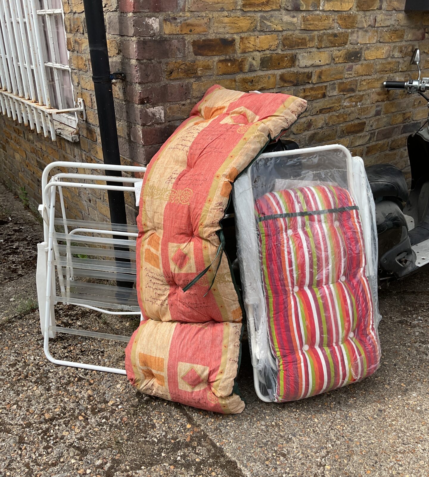 Two garden chairs (one new)