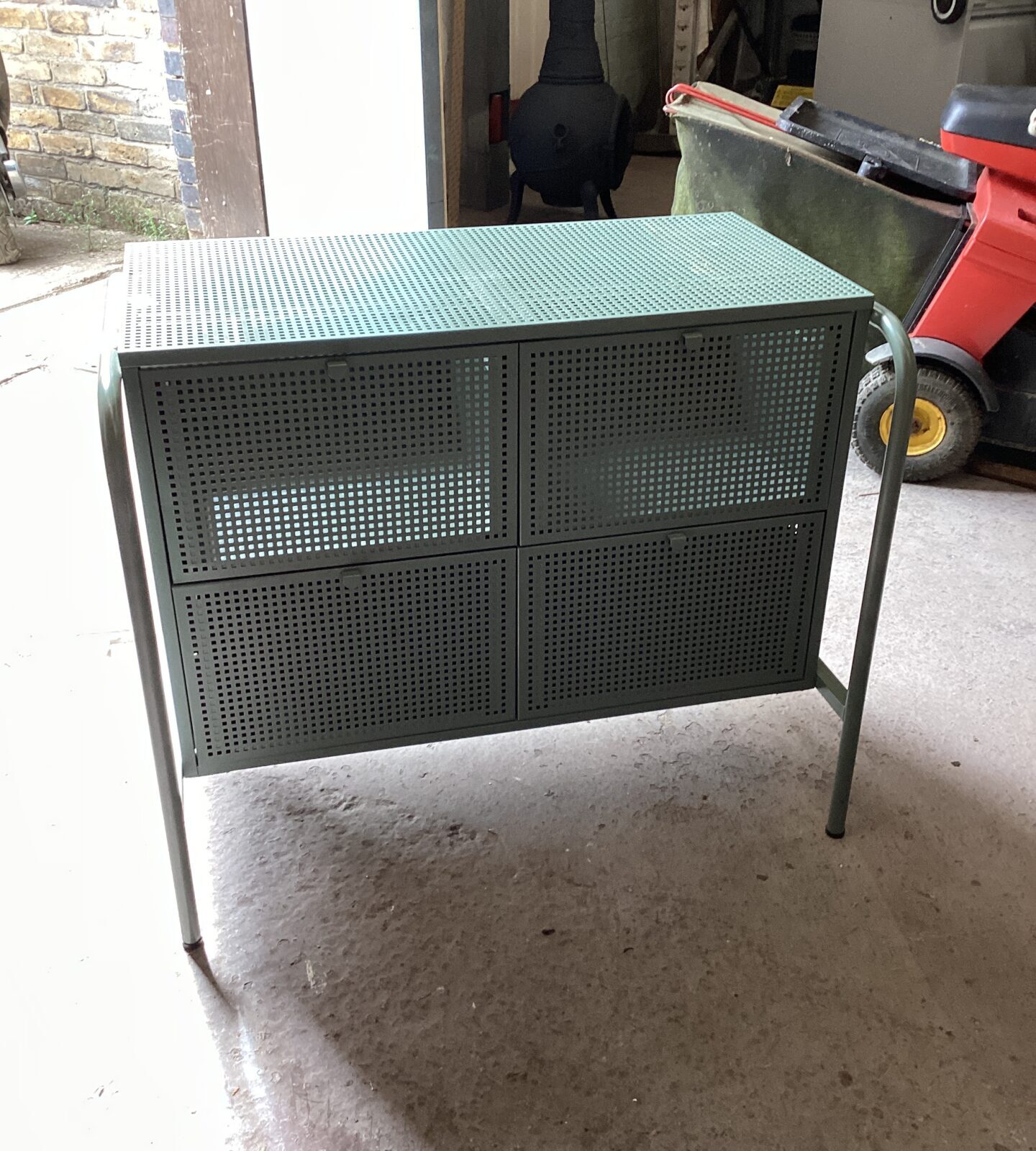 Modern metal storage cabinet