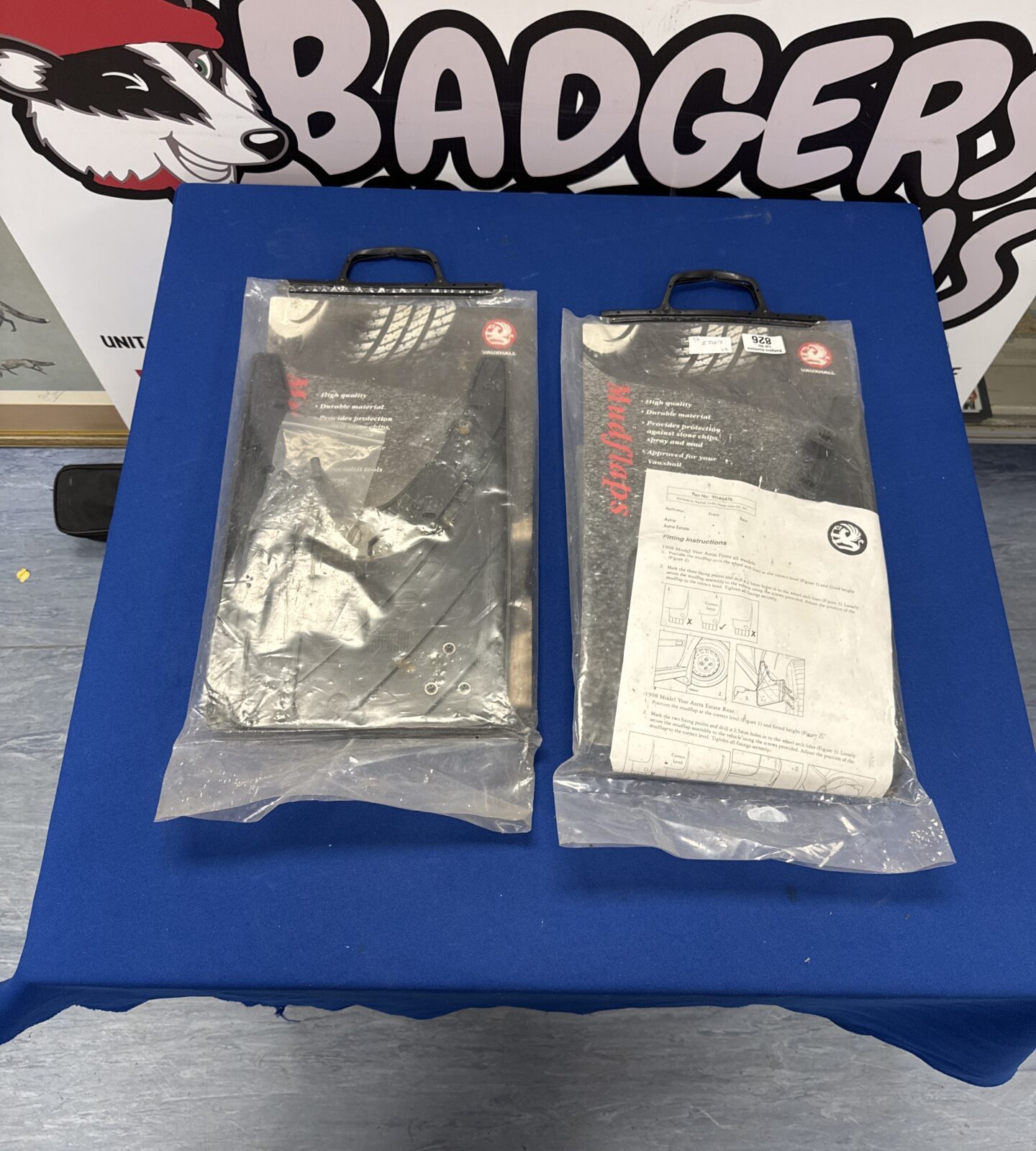 Set of Vauxhall Astra mk4 car mudflaps