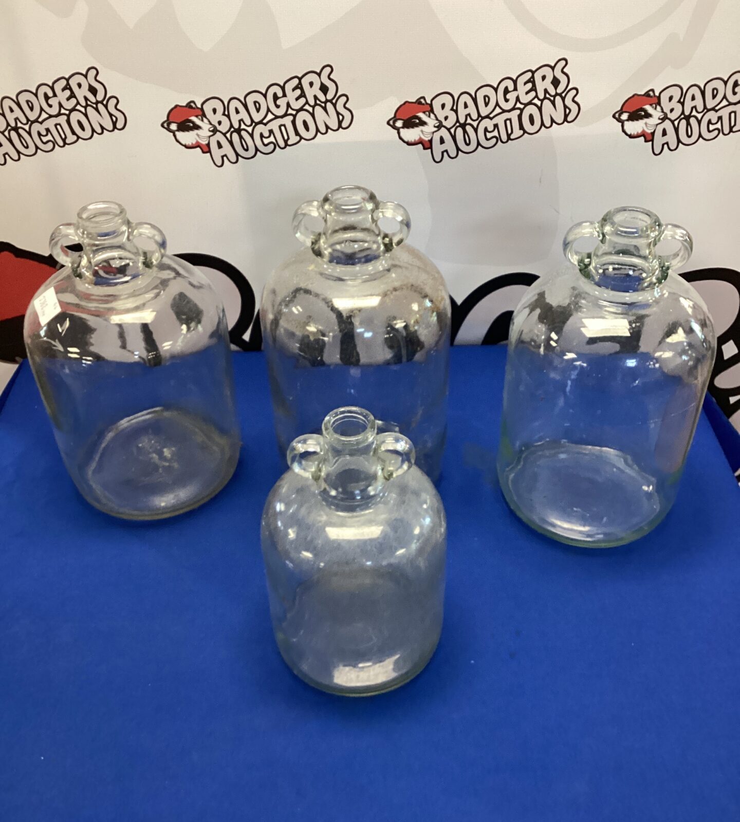 Selection of demijohns