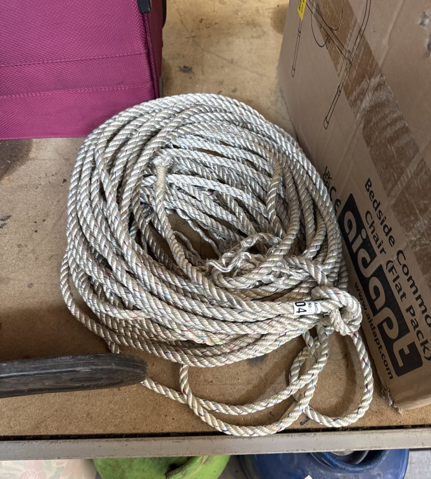 Length of nylon rope