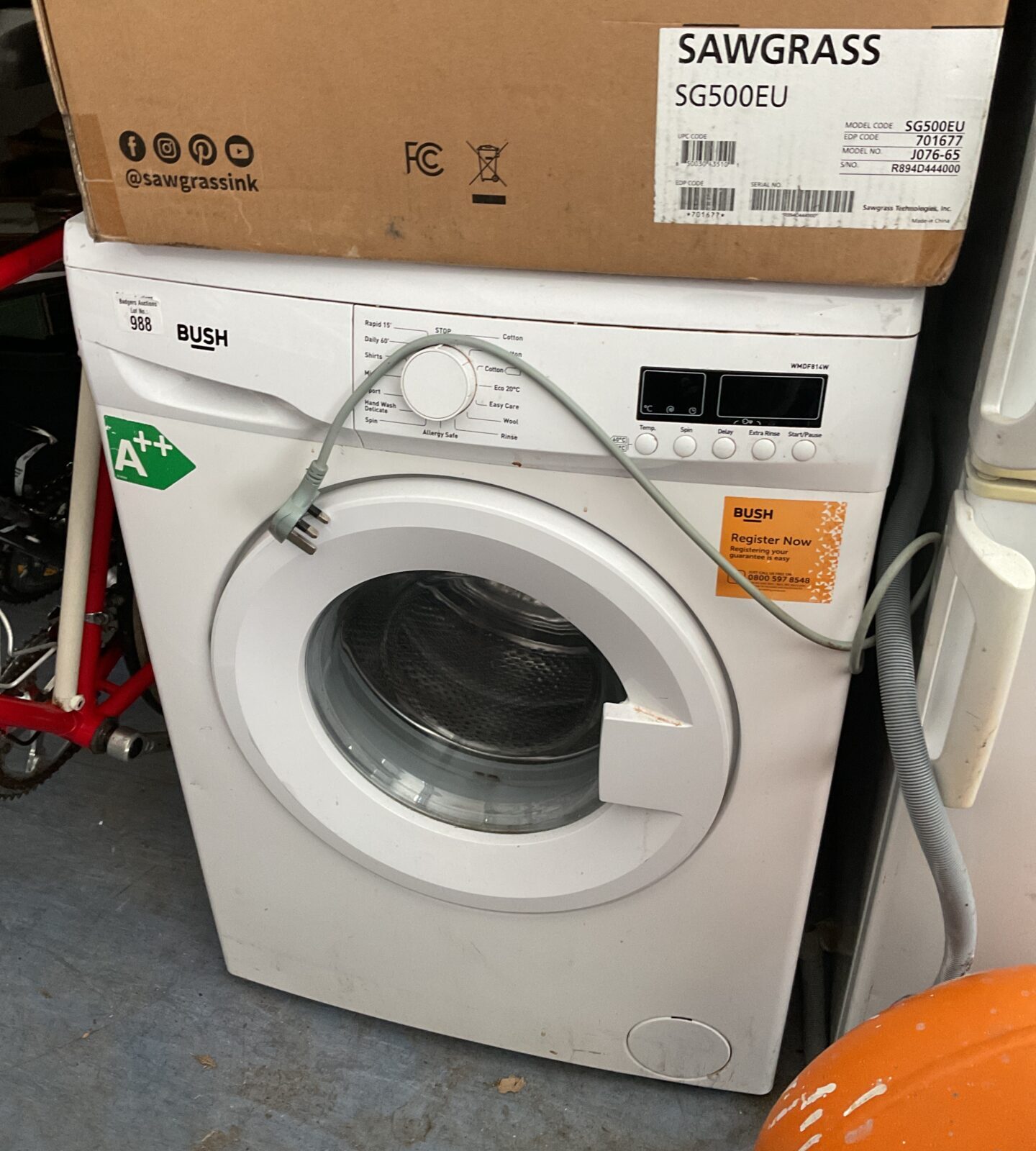 Bush WMDF814W washing Machine