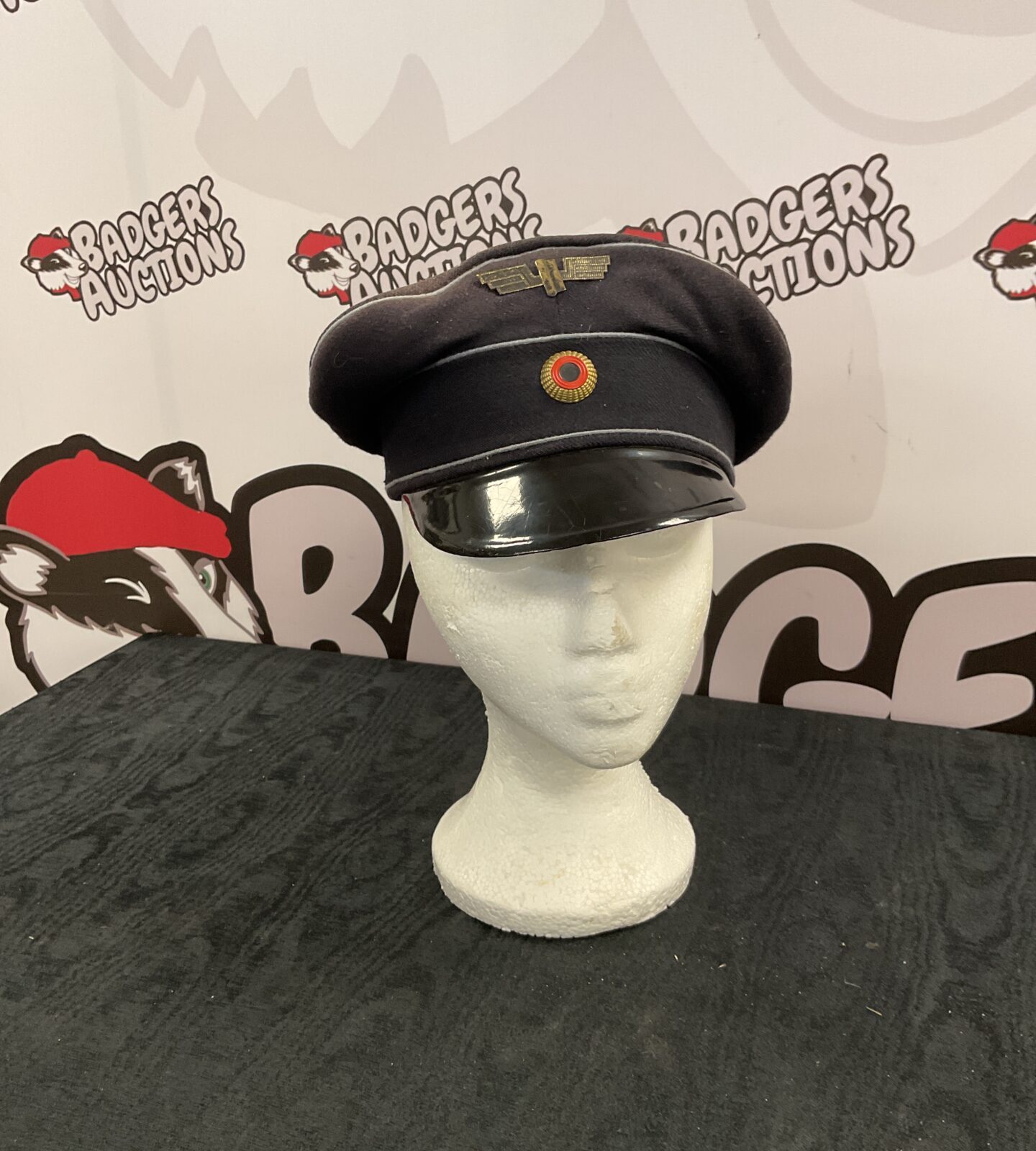german military cap berlin railway