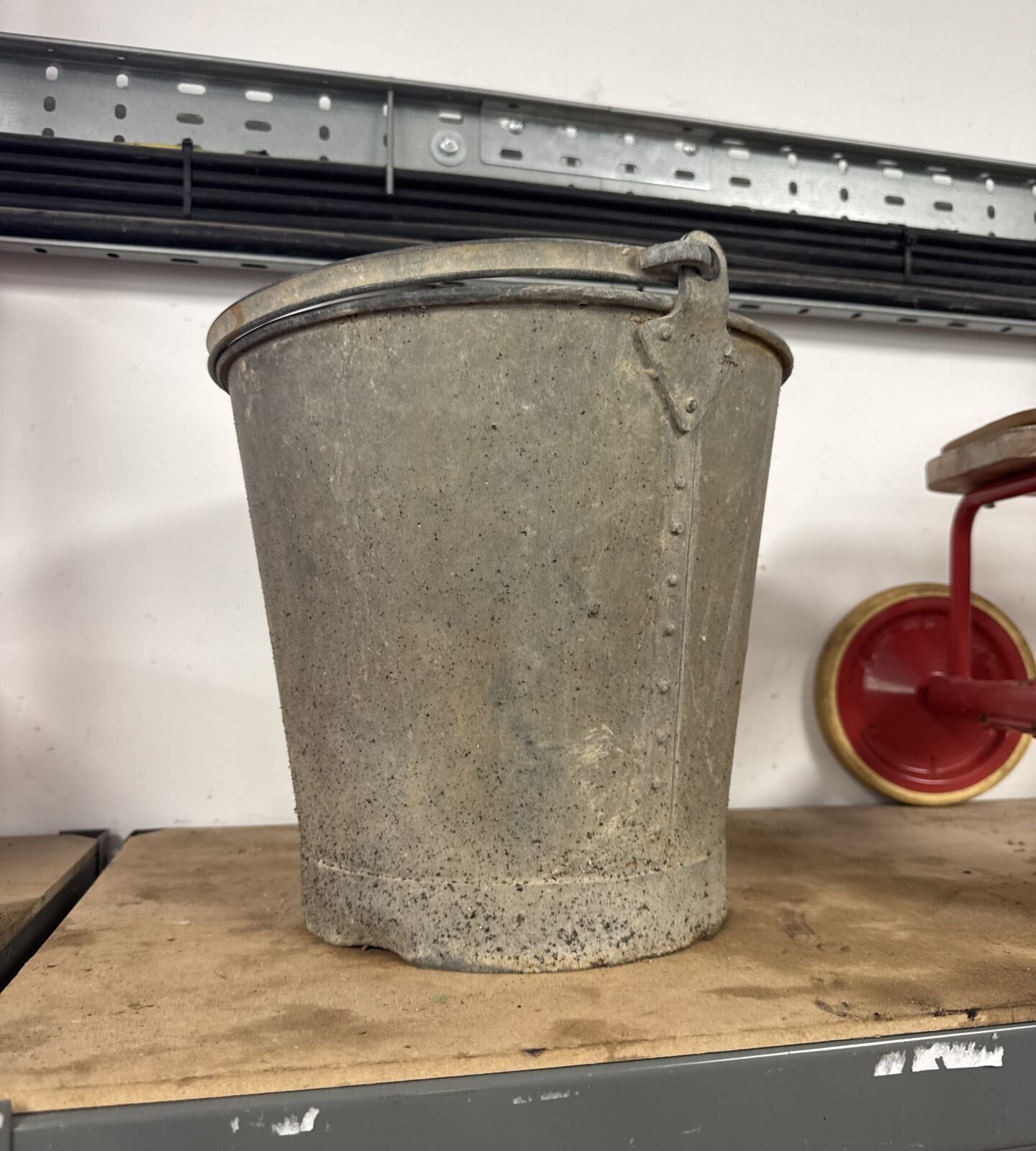 Vintage galvanised bucket