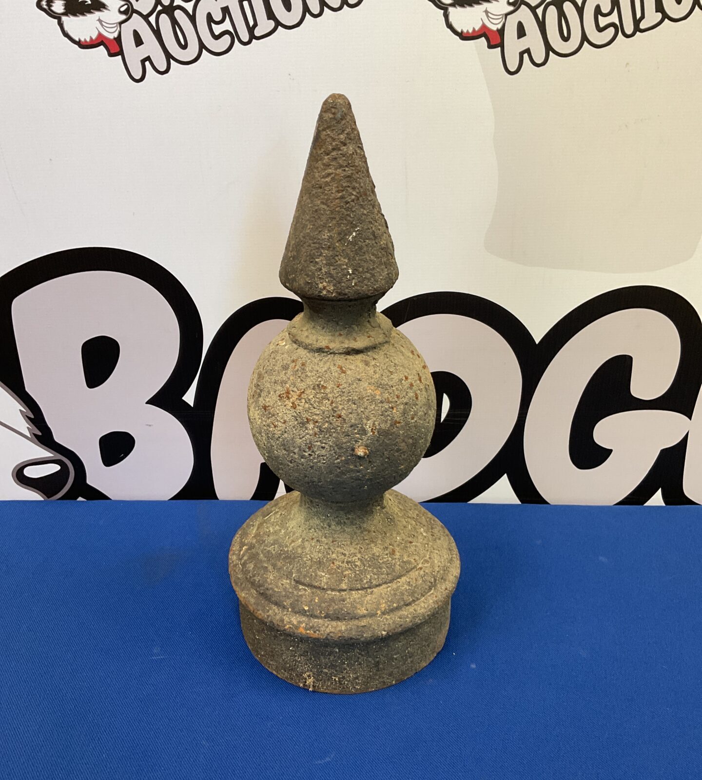 Antique cast iron finial