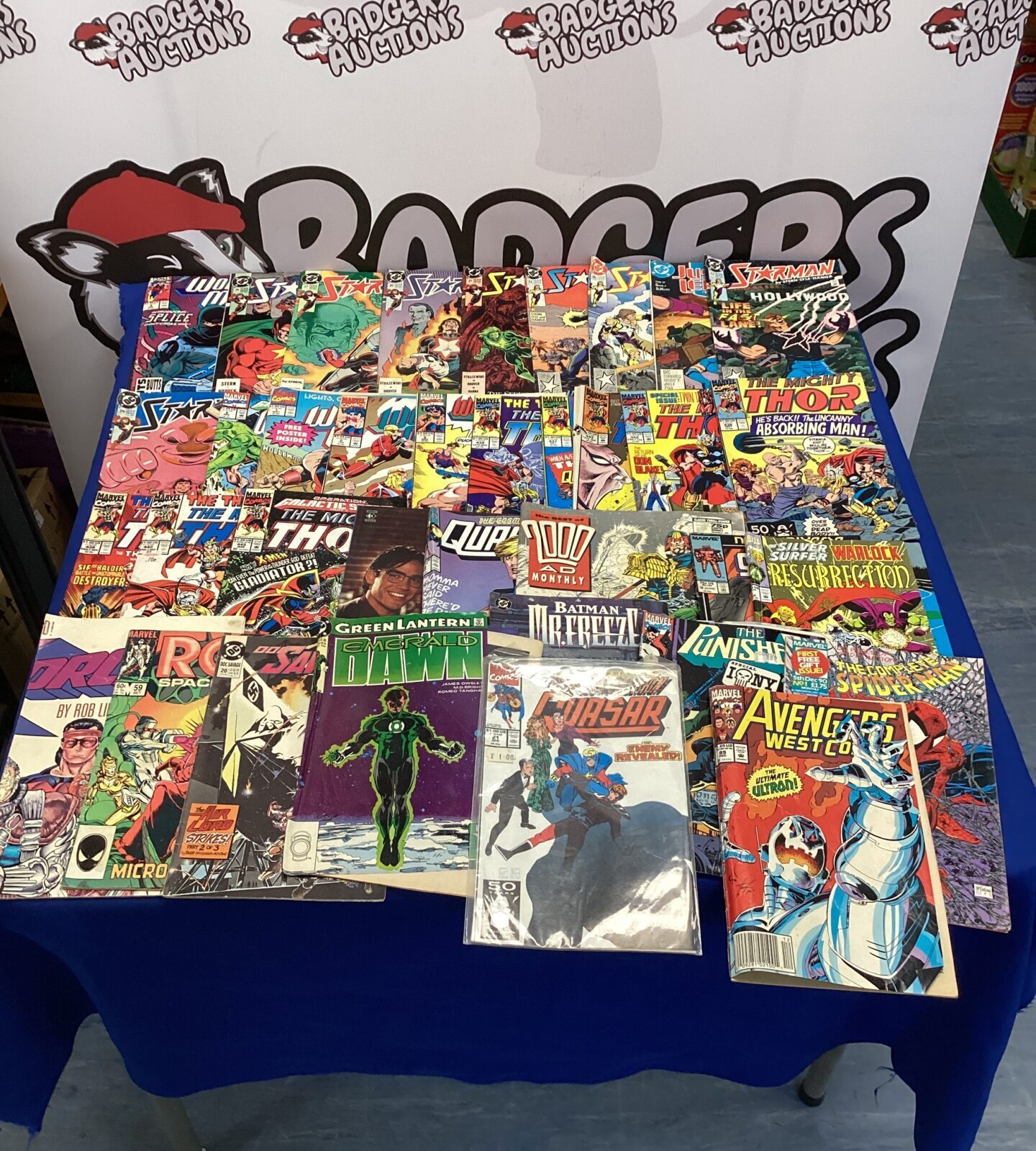 Bundle of Marvel & DC comics inc Batman Mr. Freeze & Lois & Clarke the new adventures of Superman & Thor the god of thunder