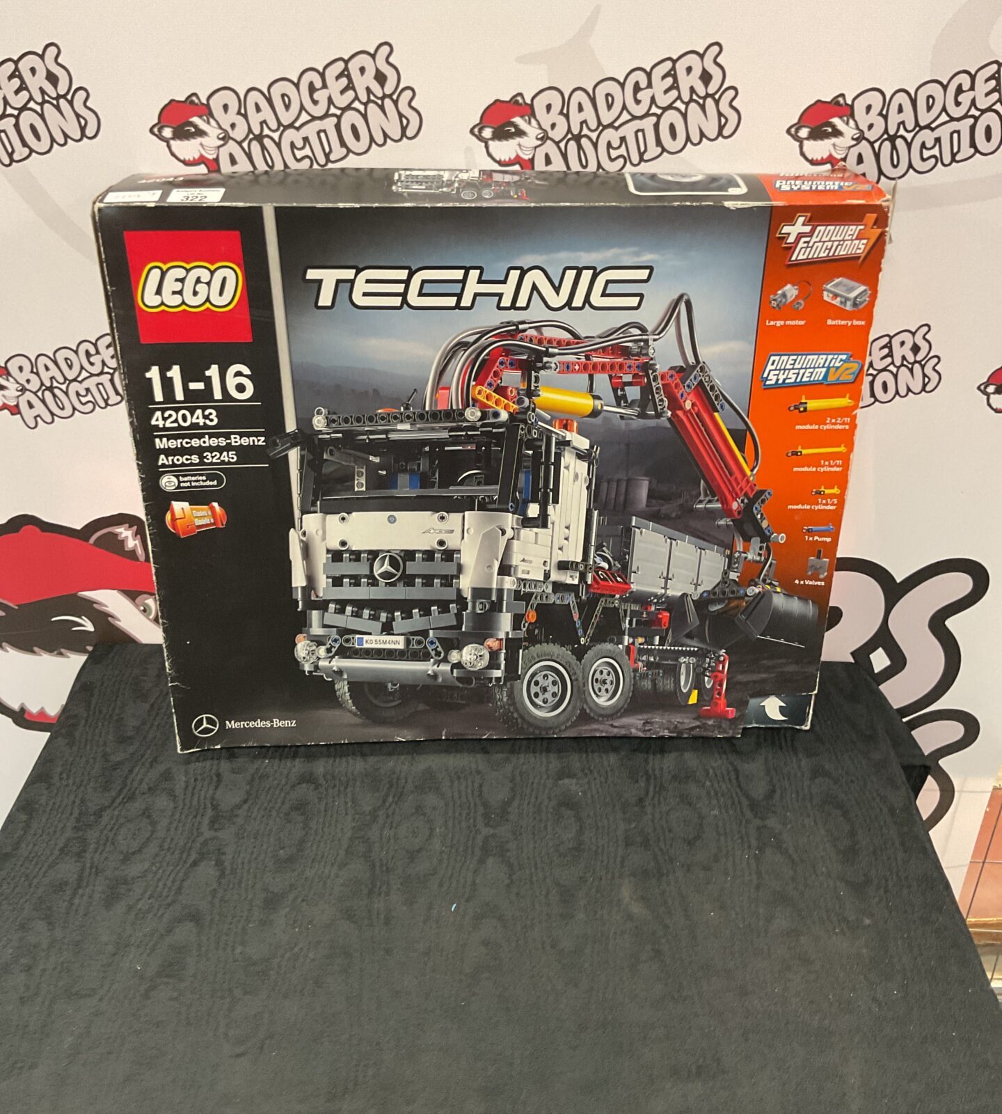 Lego Technics Set 420043 Mercedes Benz Arocs 3245 complete