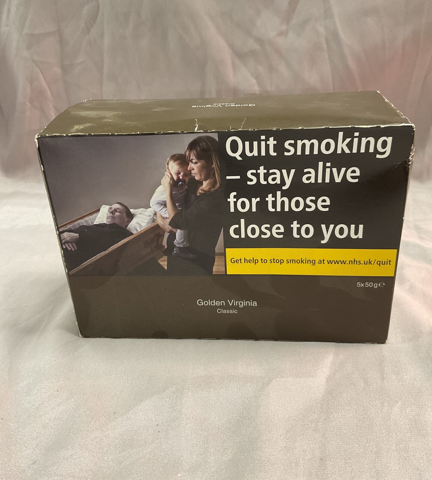 Sealed box of 5x50g Packs Golden Virginia Classic Tobacco