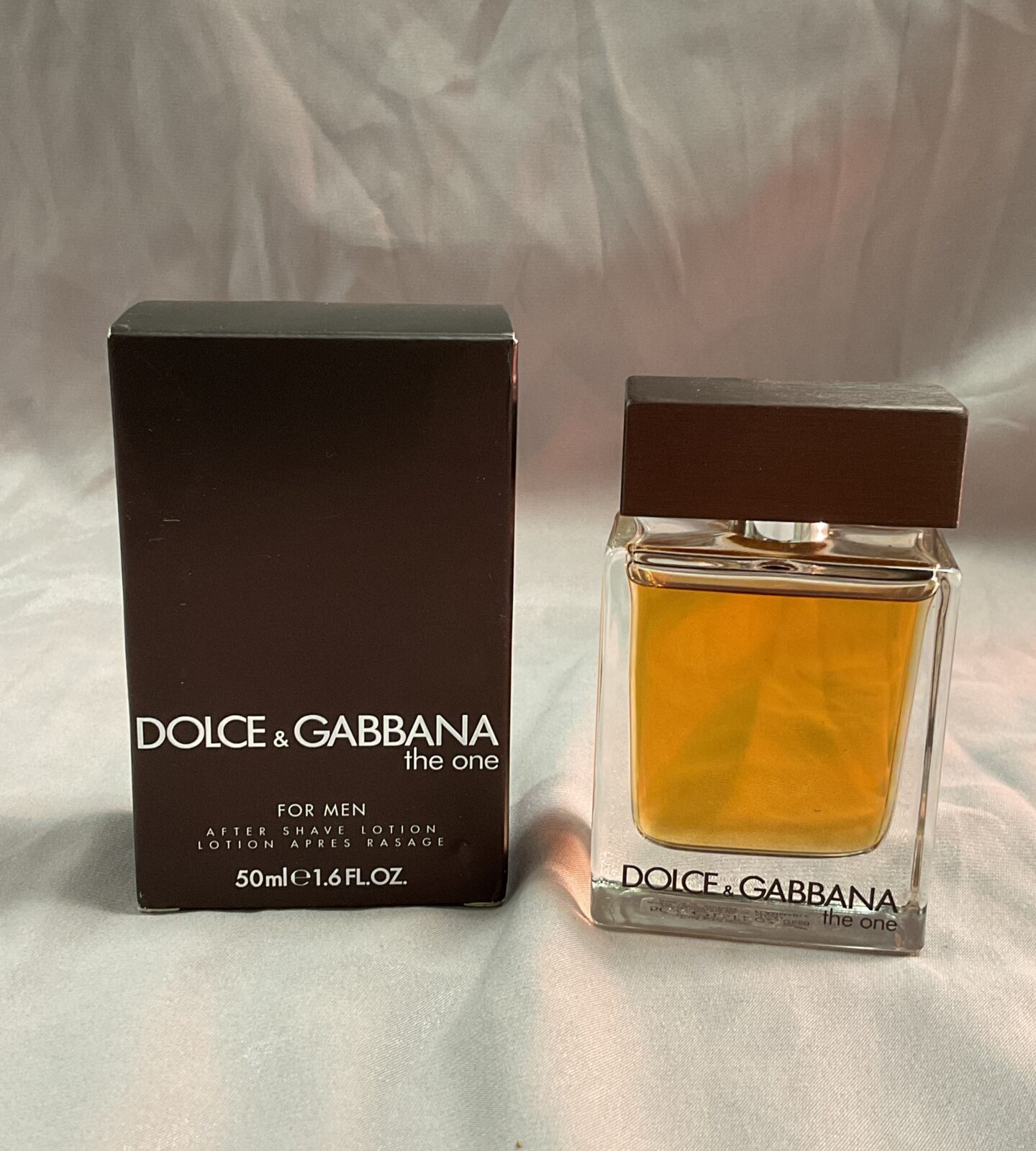 unused 50ml display bottle of dolce and gabbana the one aftershave