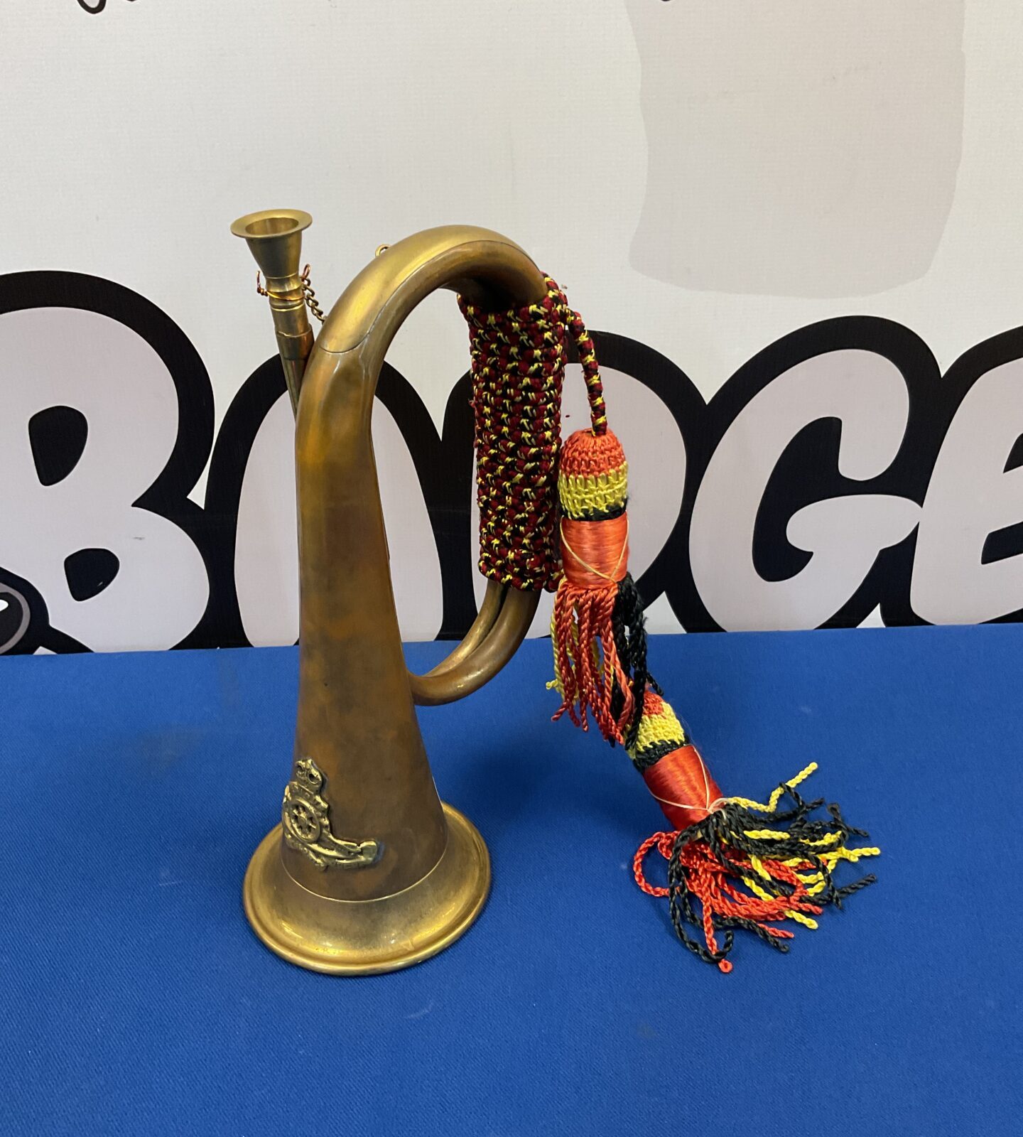 Royal artillery military bugle horn