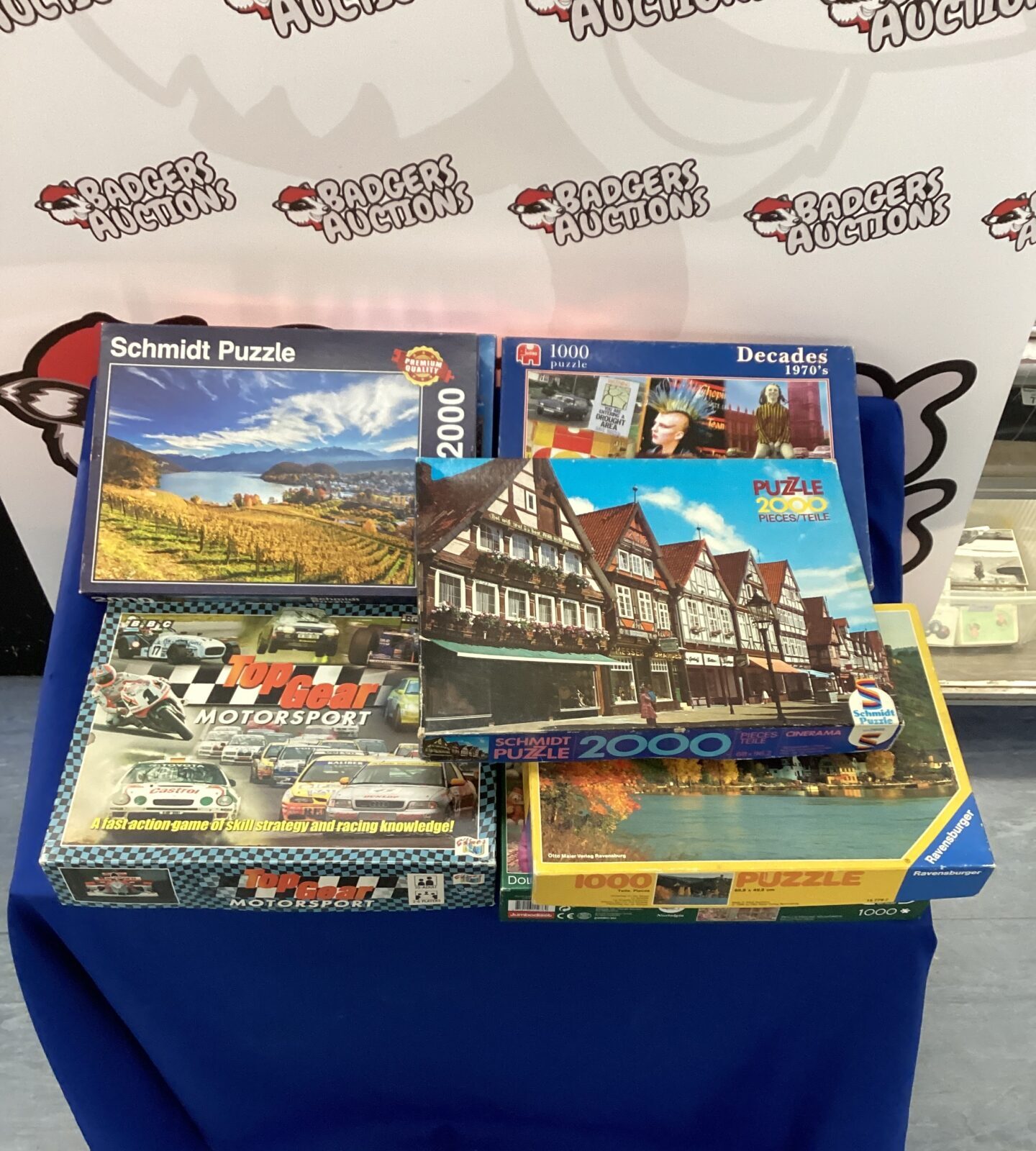 Collection of Eight Jigsaw Puzzles