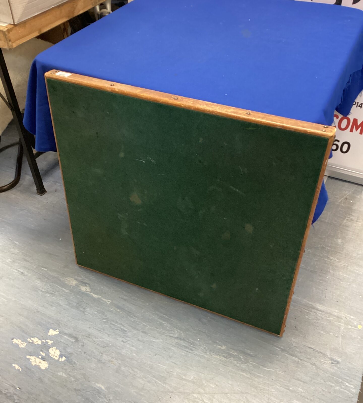 Folding card table