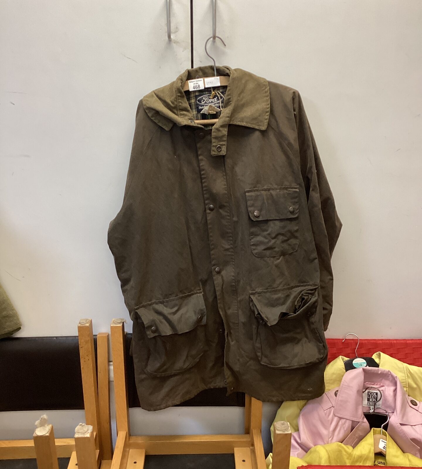 Size 46 ford outdoor clothing wax coat