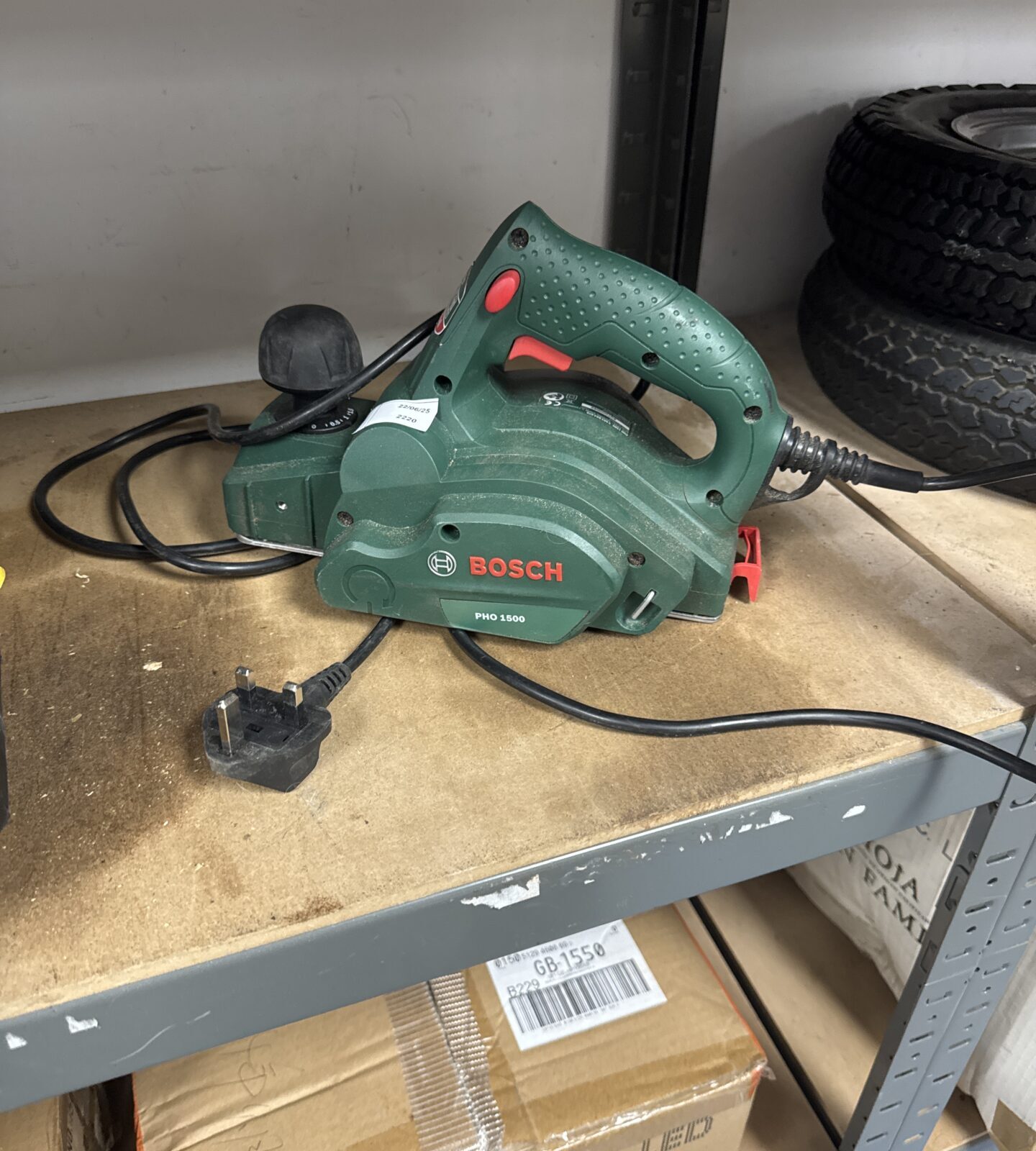 Bosch pho 1500 electric planer - powers on