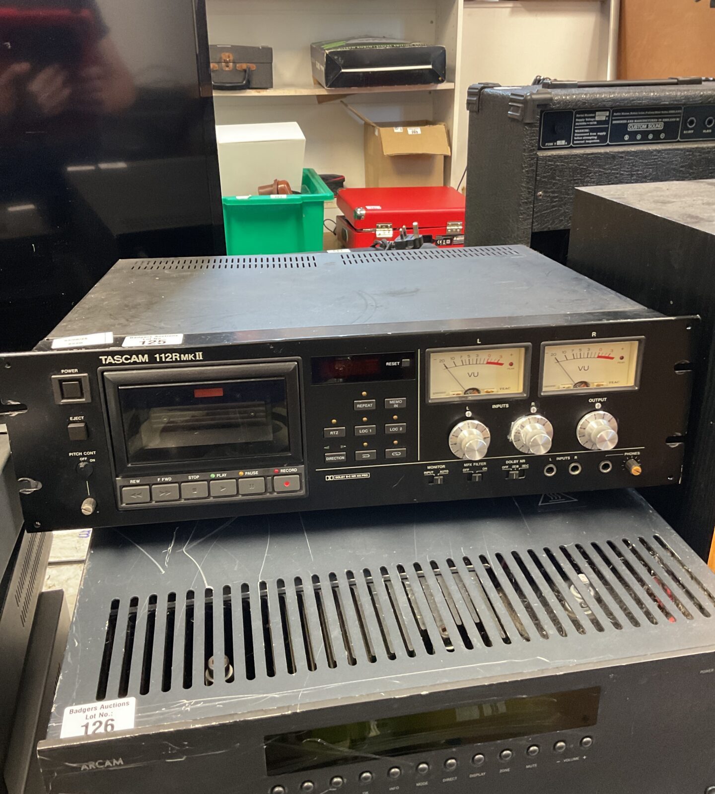 Tascam 112r mk2 cassette deck