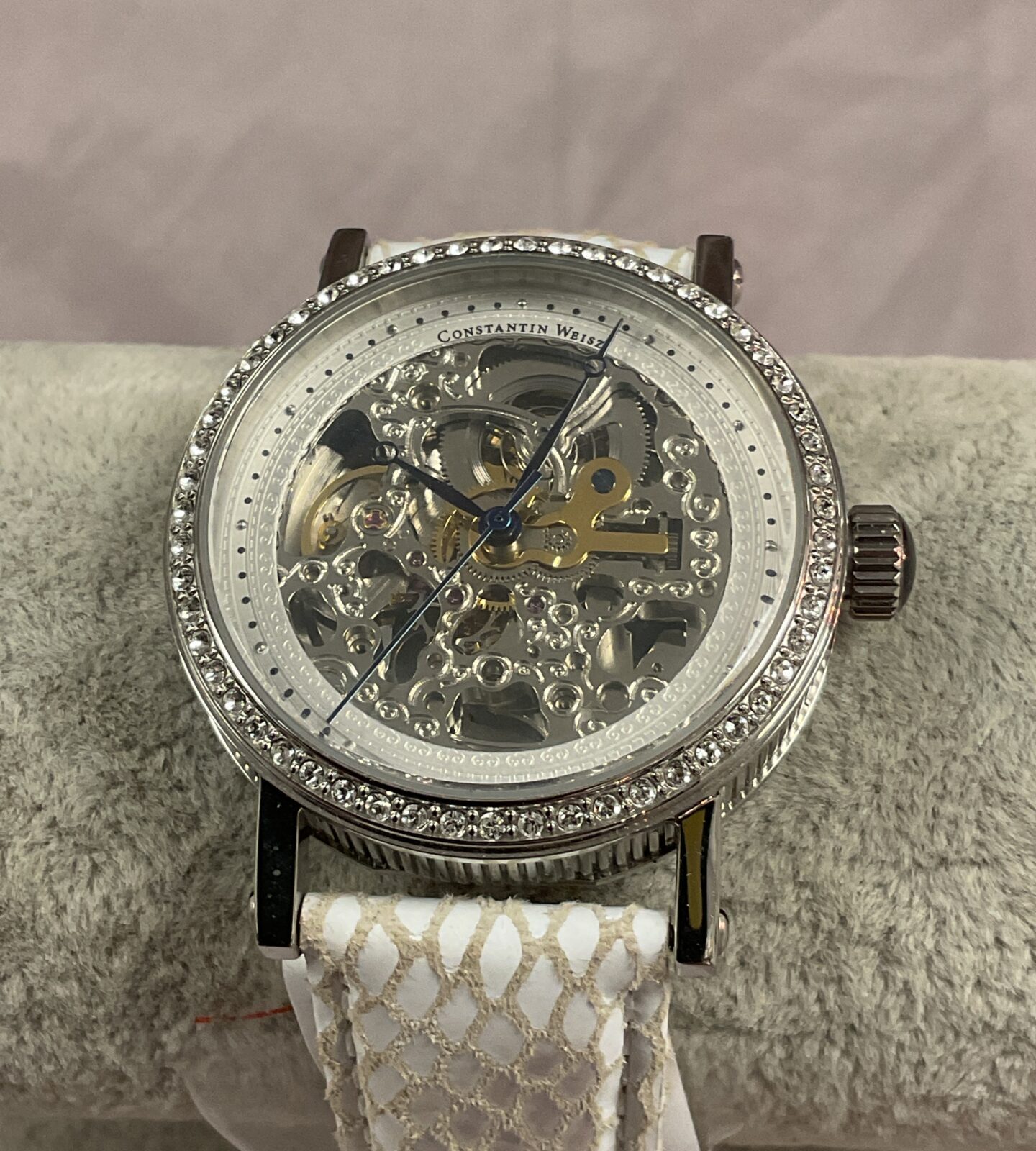 Constant Weiss ladies automatic wristwatch working