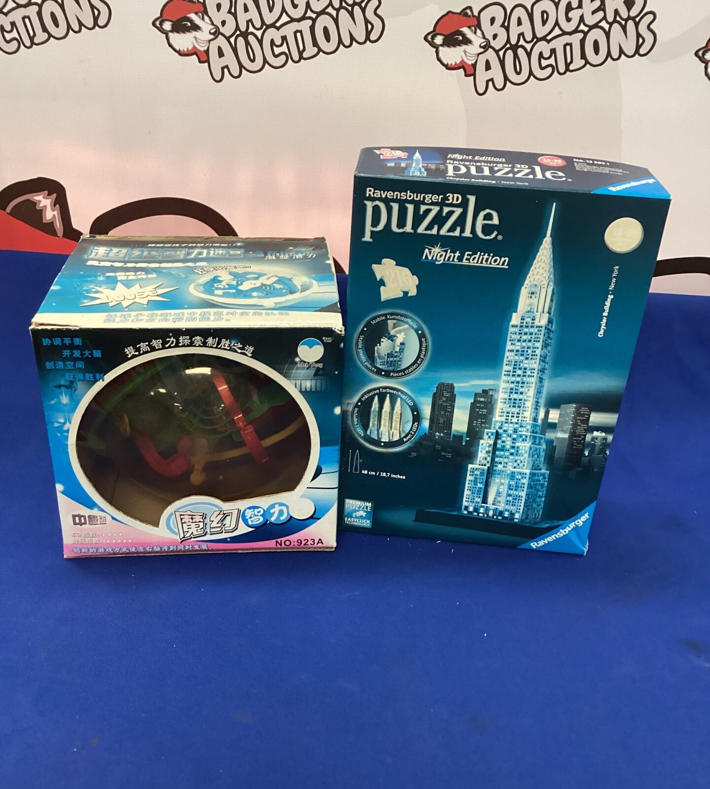Three D Puzzle light up Tower with Childs Toy