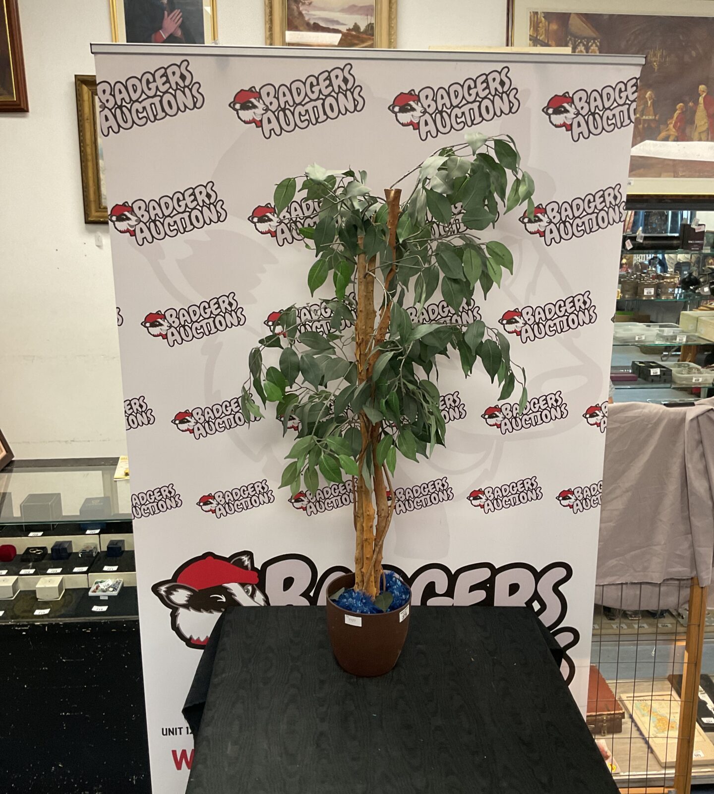 Large decorative artificial tree
