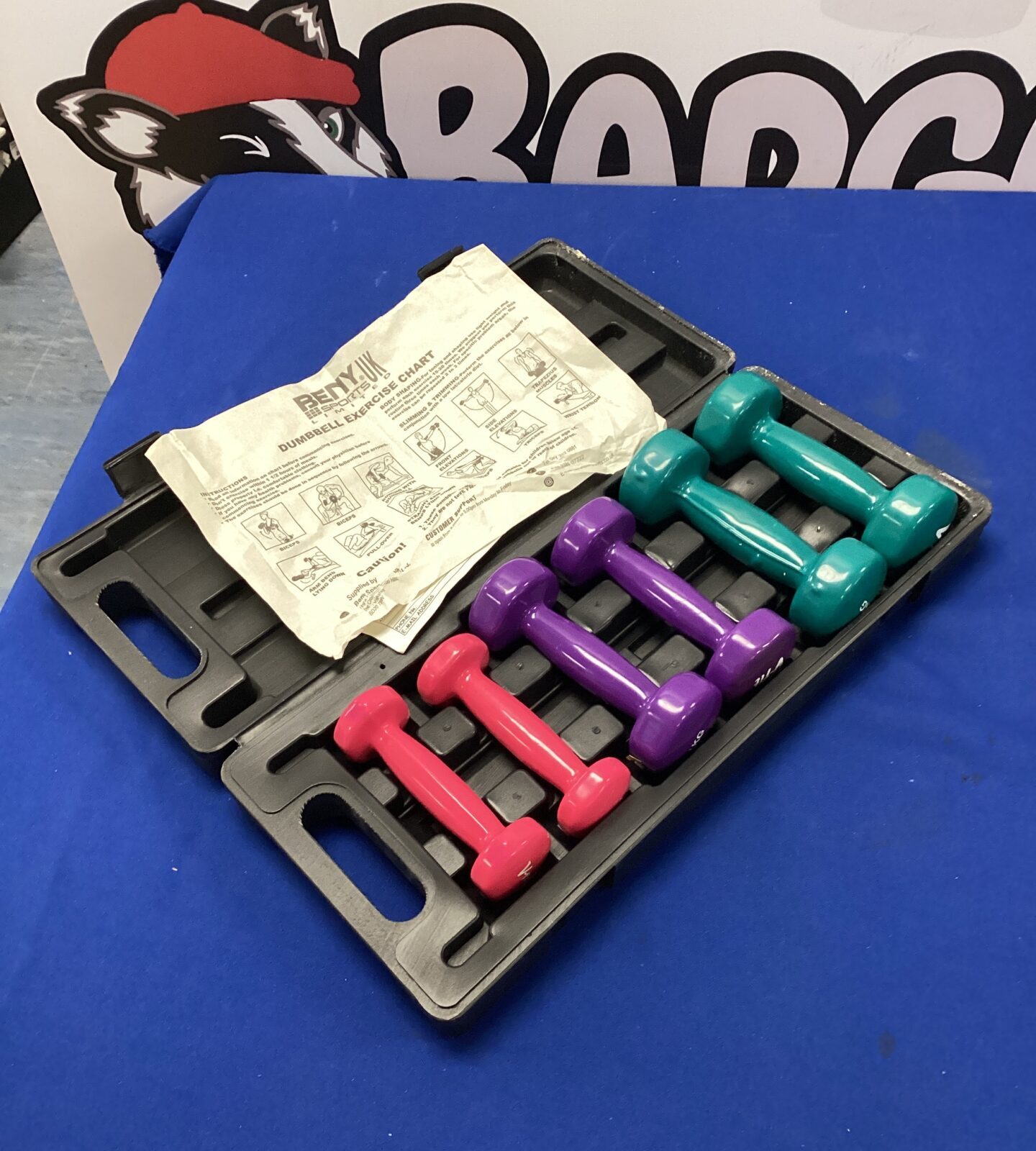 Beny sports uk limited dumbbell set