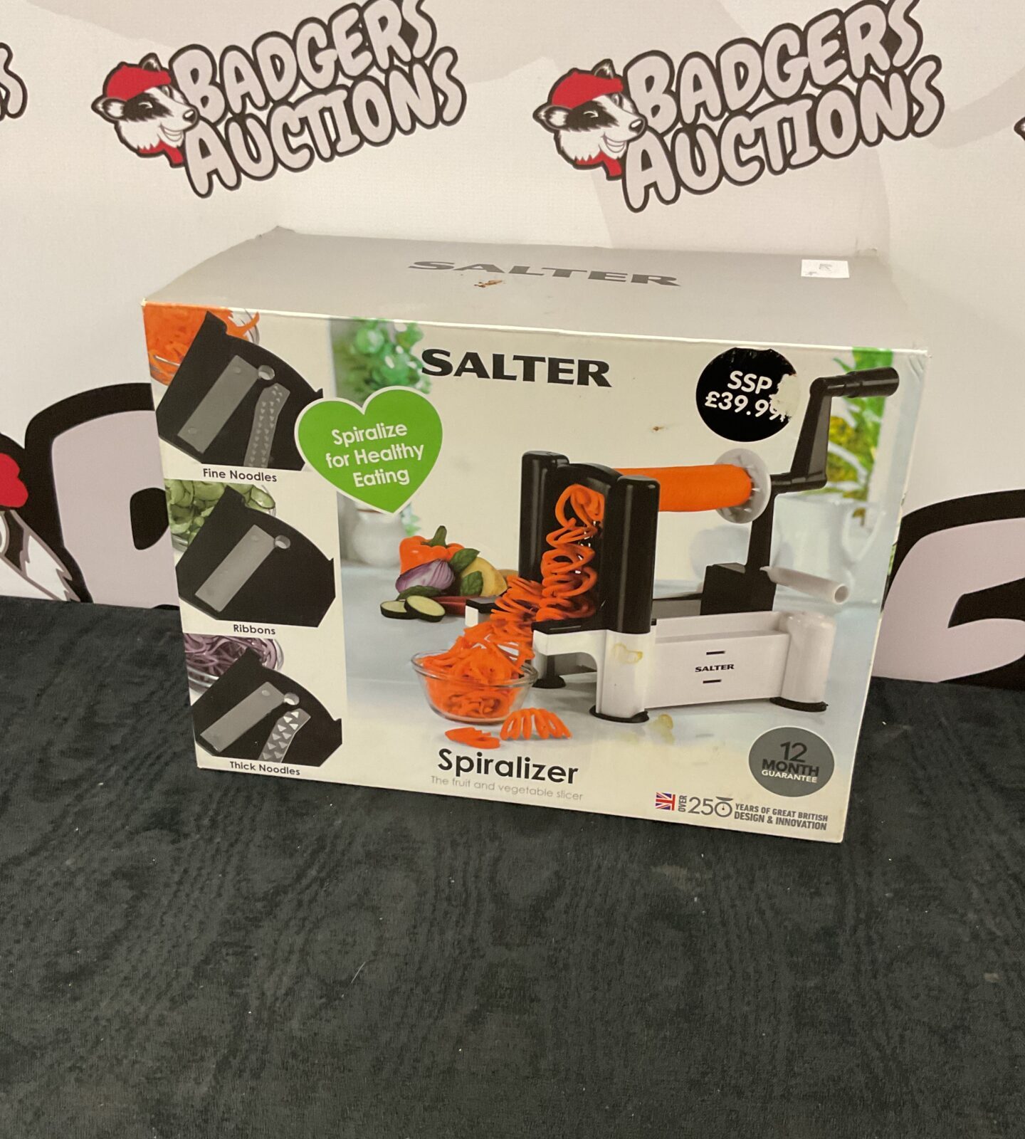 Boxed Salter spiralizer