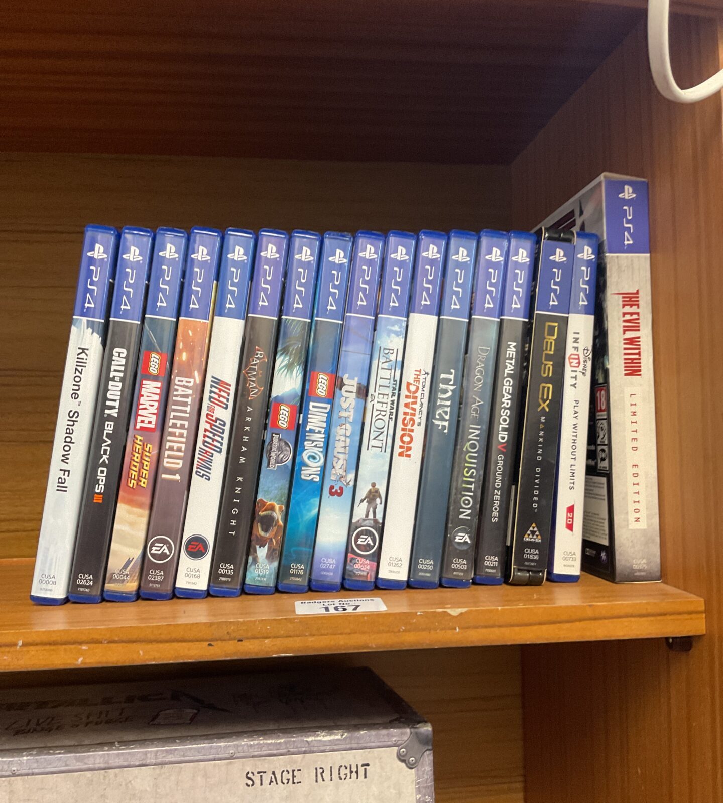 Collection of sony PlayStation 4 games. Inc lego Jurassic workd