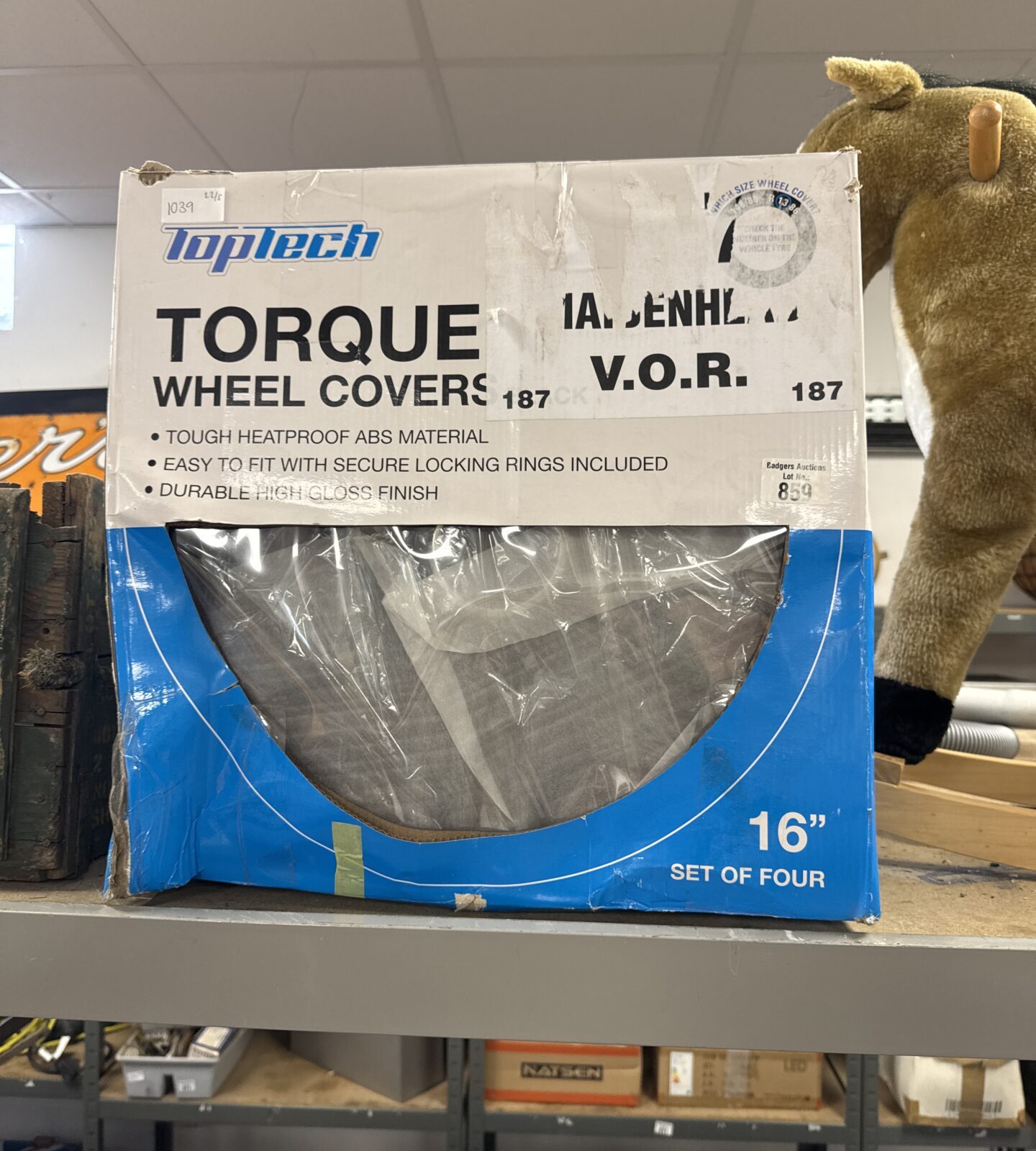 Set of 16” top tech torque wheel trims - new