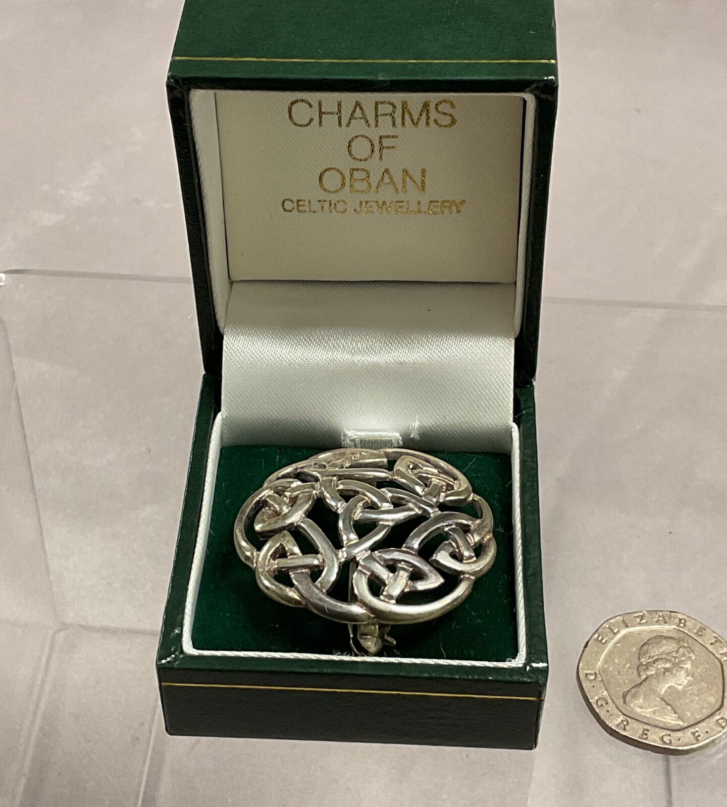 celtic silver brooch charms of oban