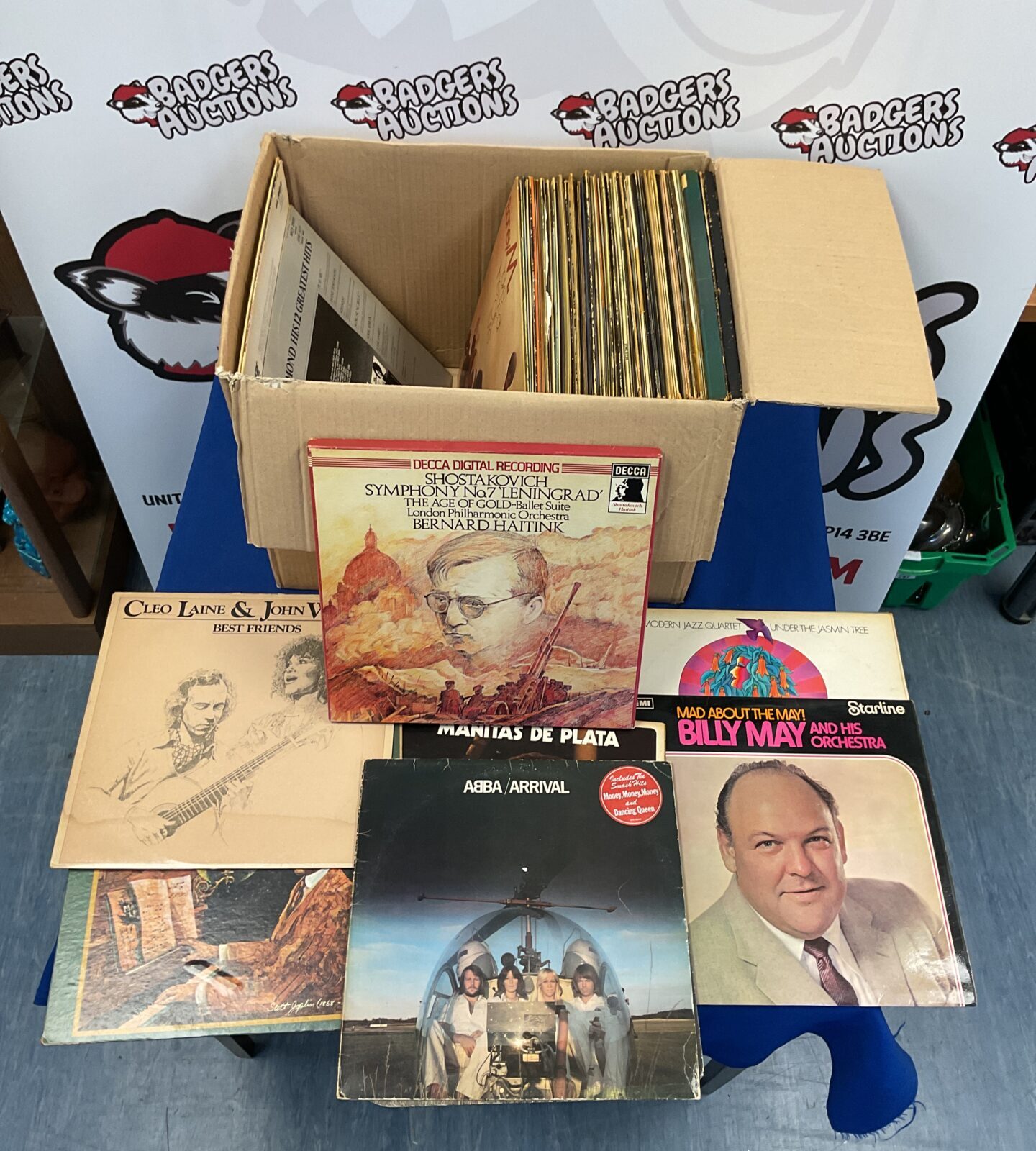 collection of 65 late 1950s early 1960s vinyl records inc jazz, pop & classical