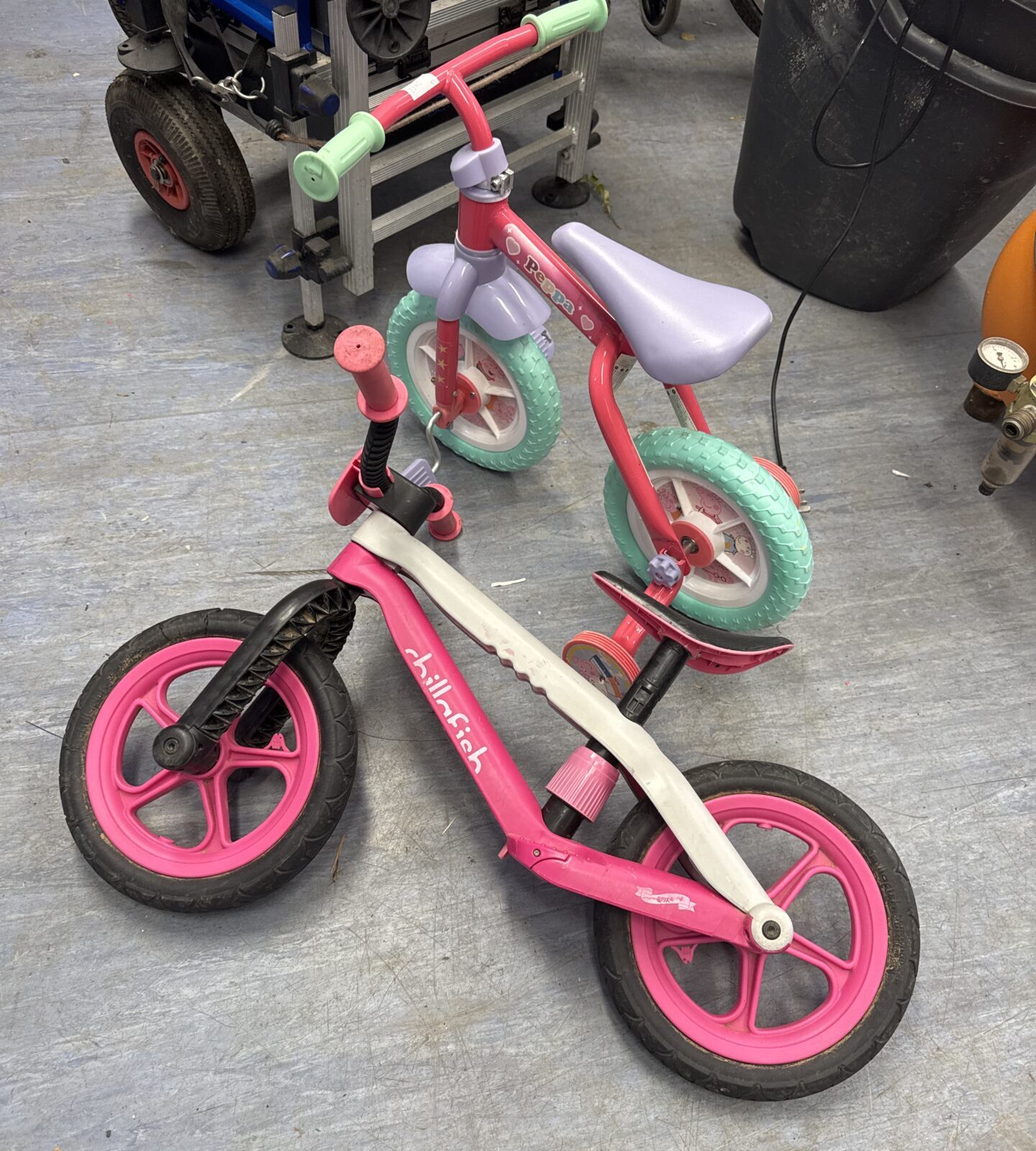 Chillafish children’s balance bike with toddlers peppa pig bicycle