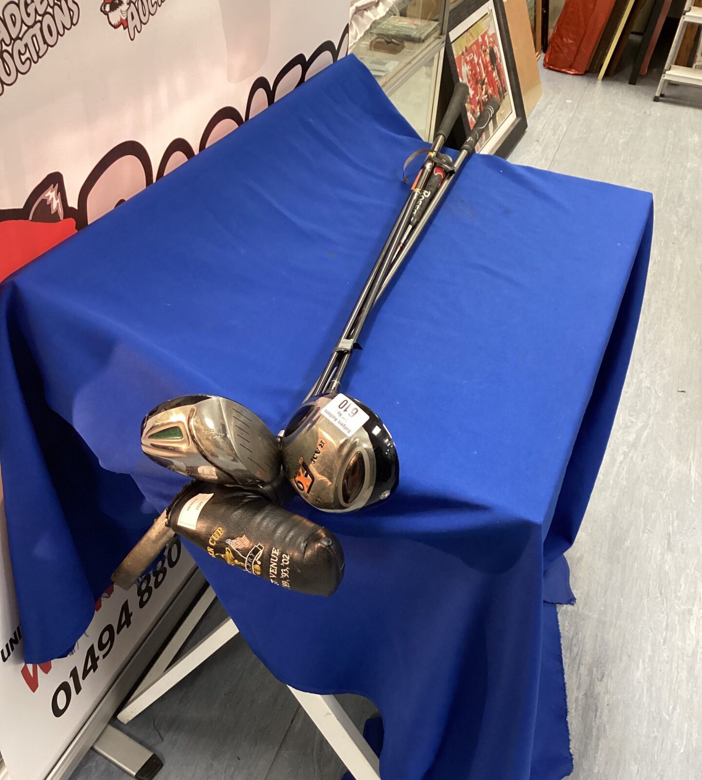 Set of golf clubs inc Taylormade RBZ