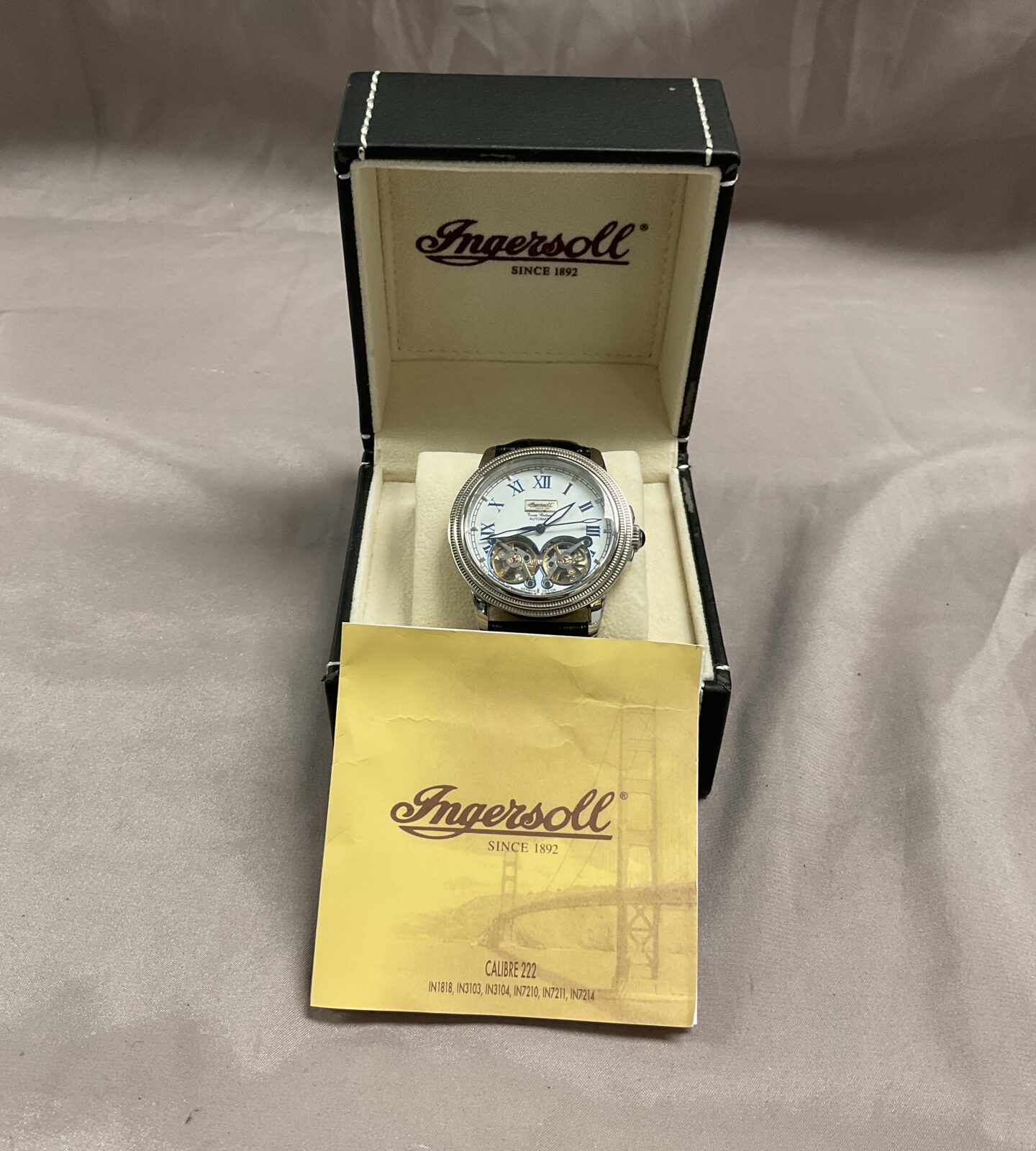 Ingersoll twin balance automatic wristwatch in box with papers - Image 2