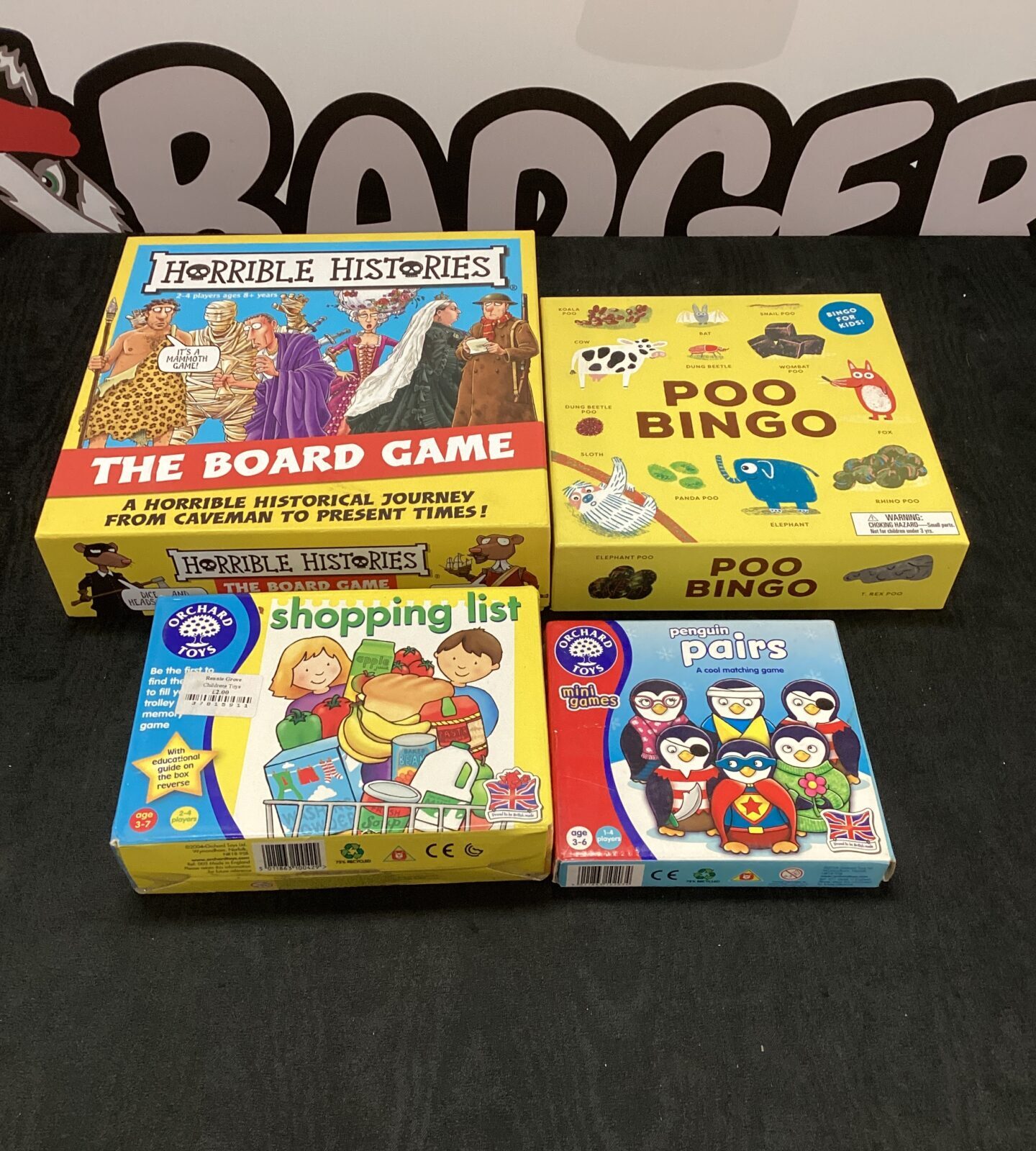 bundle of childrens games inc poo bingo