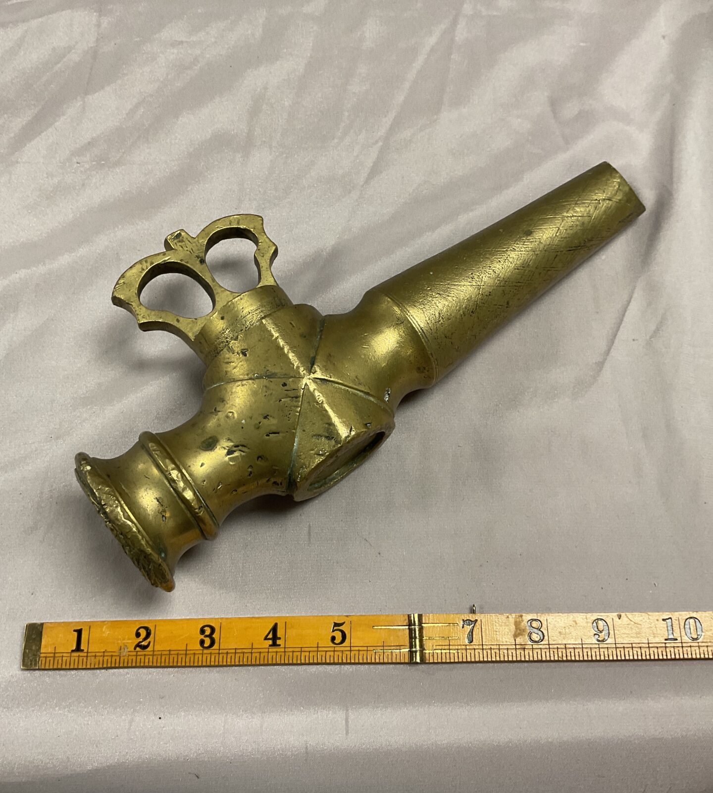 Antique French wine barrel spigot valve tap - Image 2